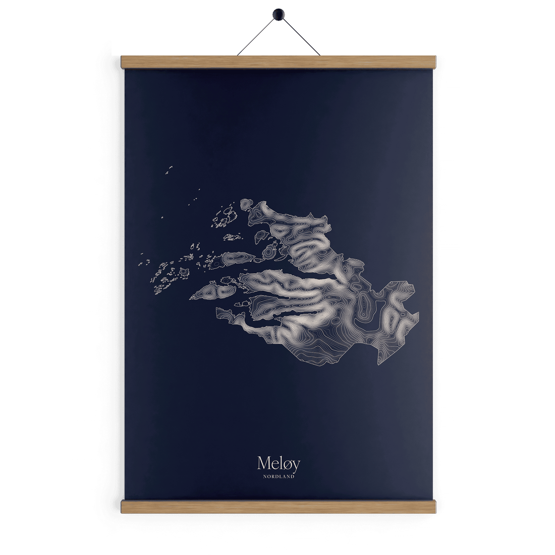 Meløy kotekart - Vinternatt