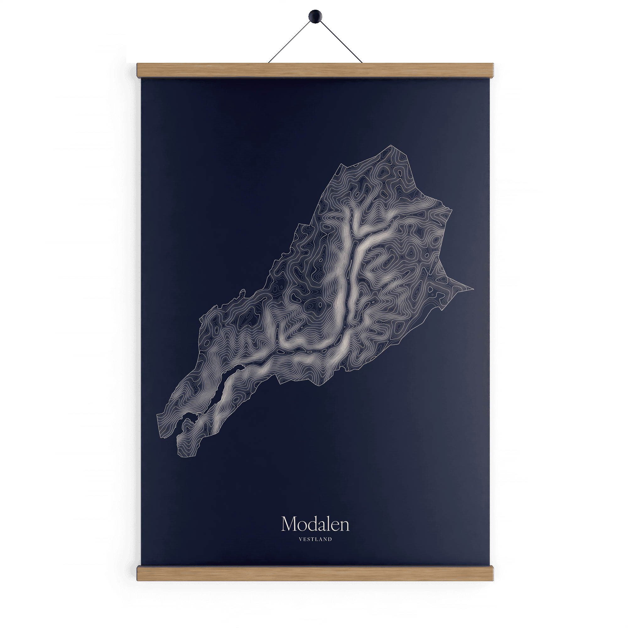 Modalen kotekart - Vinternatt