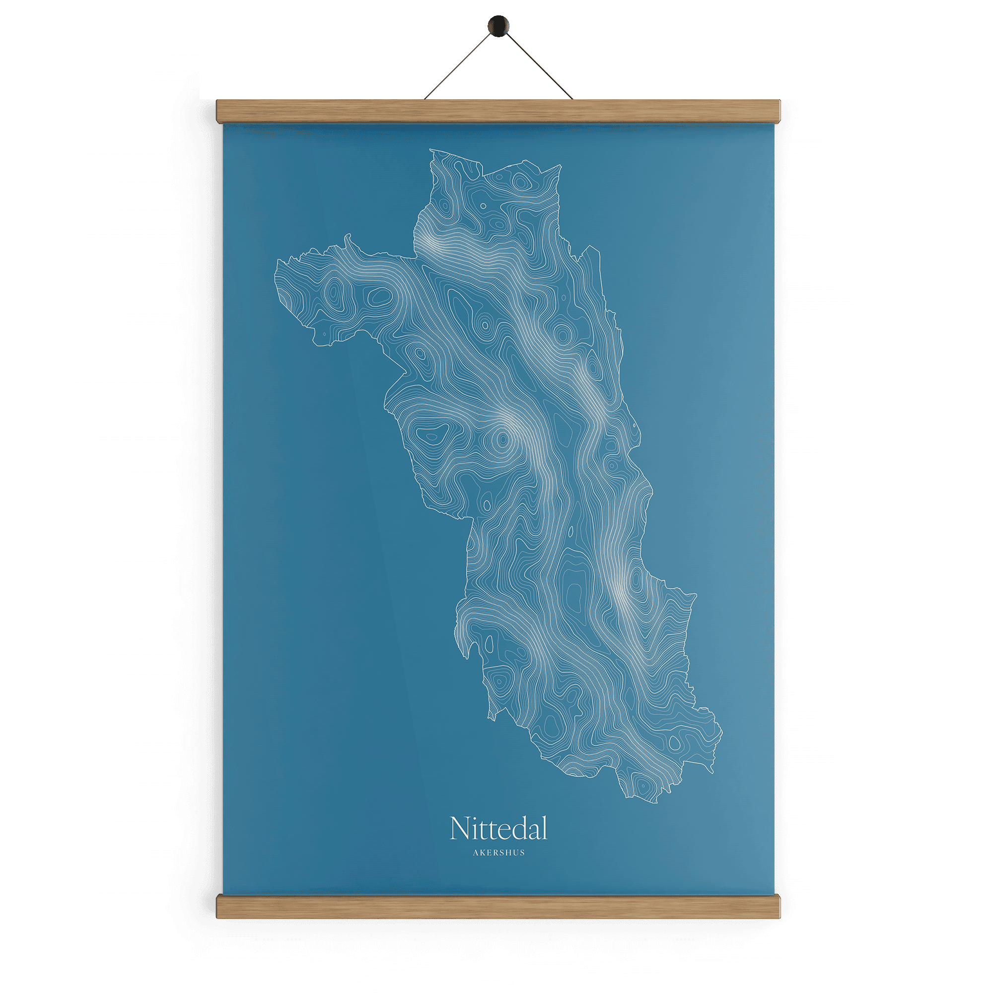 Nittedal kotekart - Himmelblå