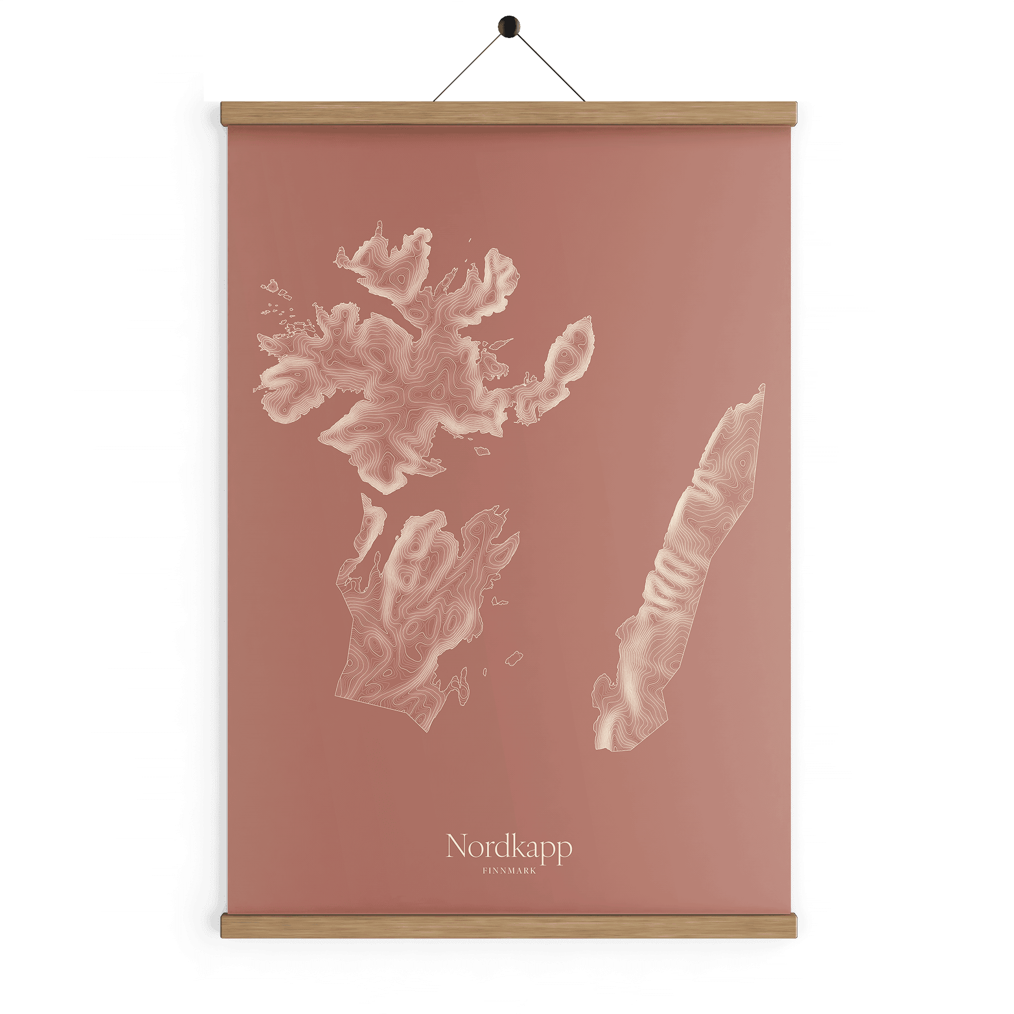 Nordkapp kotekart - Rustrød