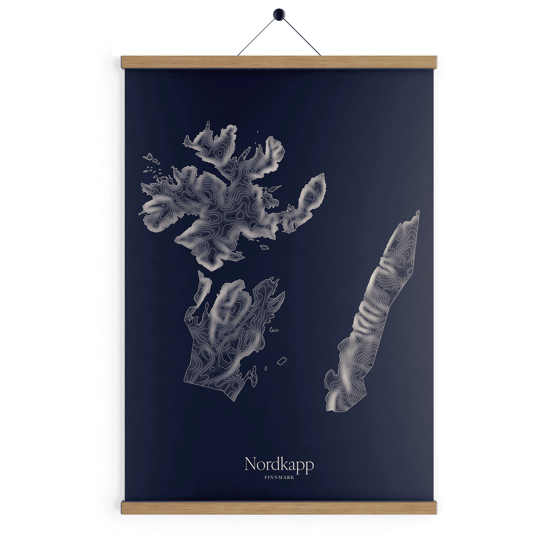 Nordkapp kotekart - Vinternatt