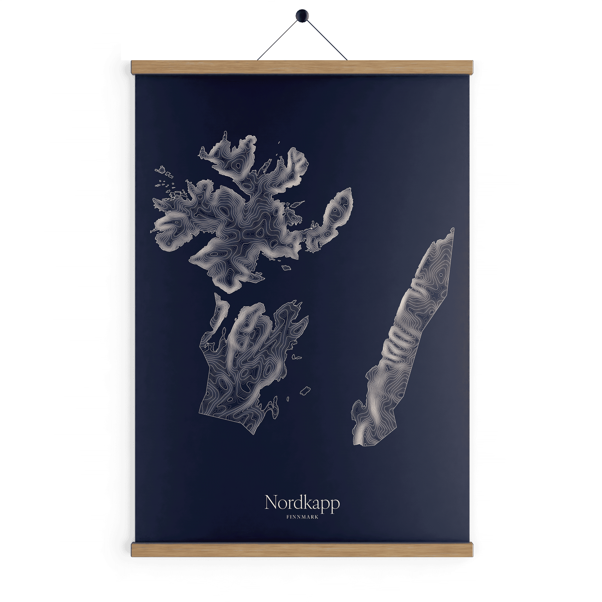 Nordkapp kotekart - Vinternatt
