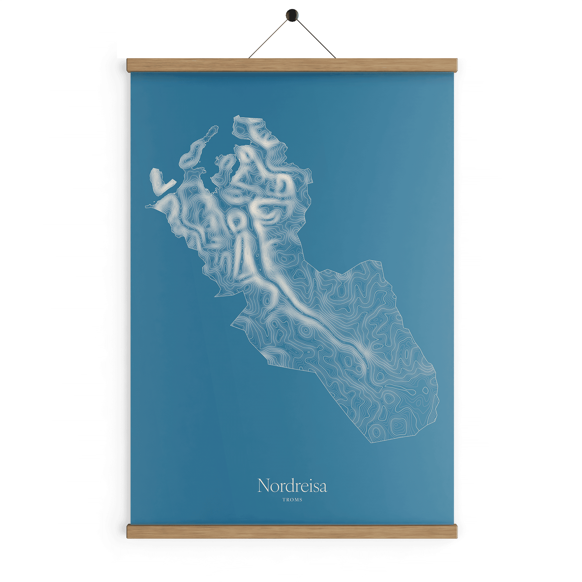 Nordreisa kotekart - Himmelblå