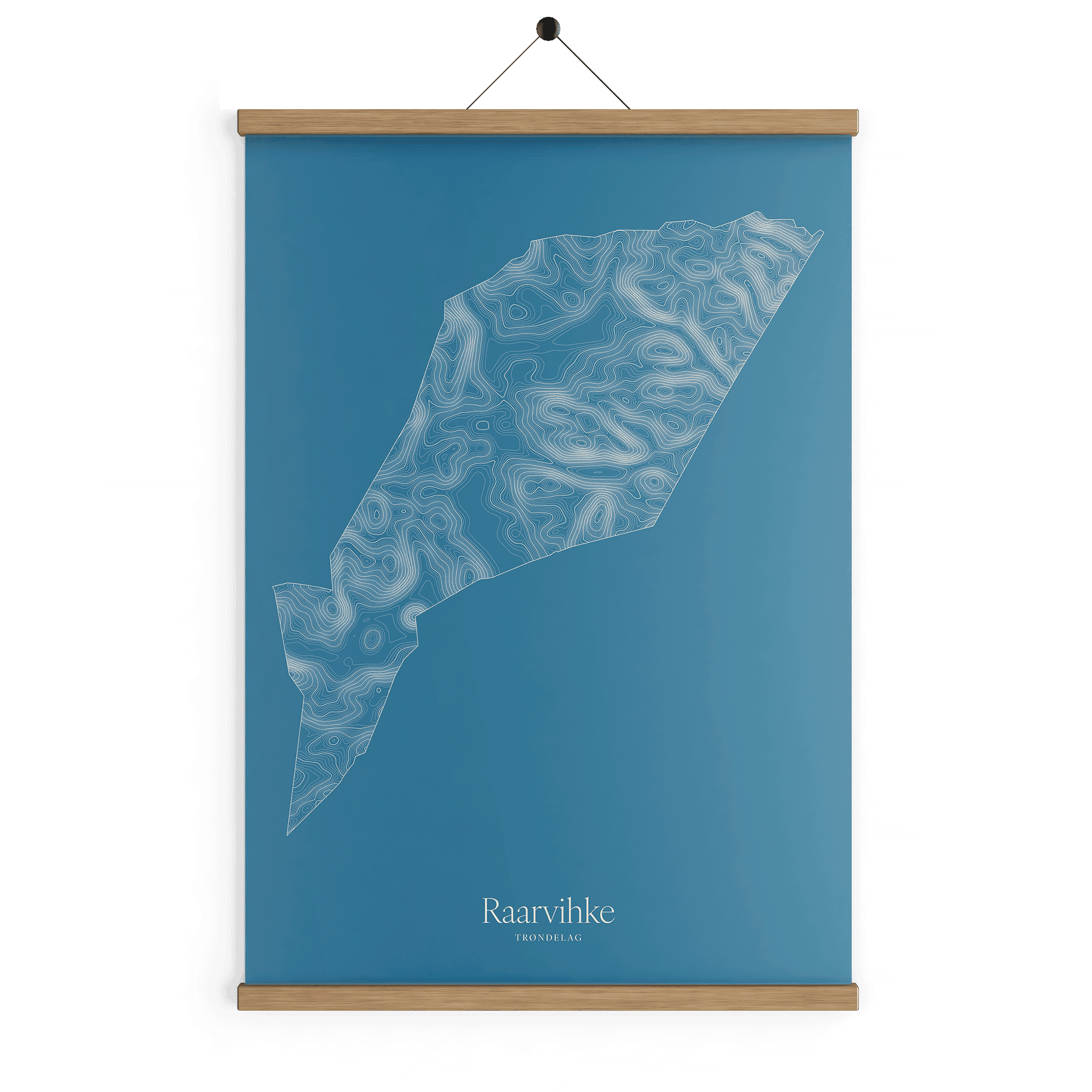 Raarvihke kotekart - Himmelblå