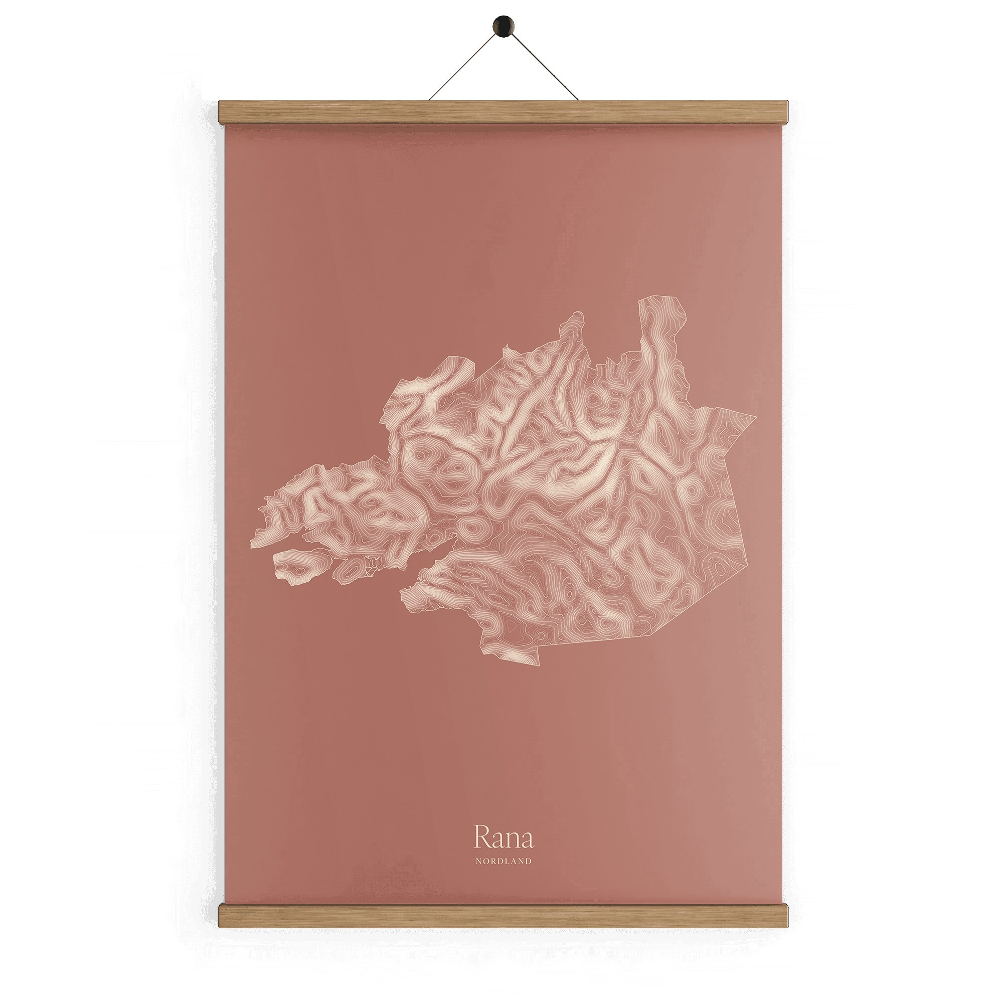 Rana kotekart - Rustrød