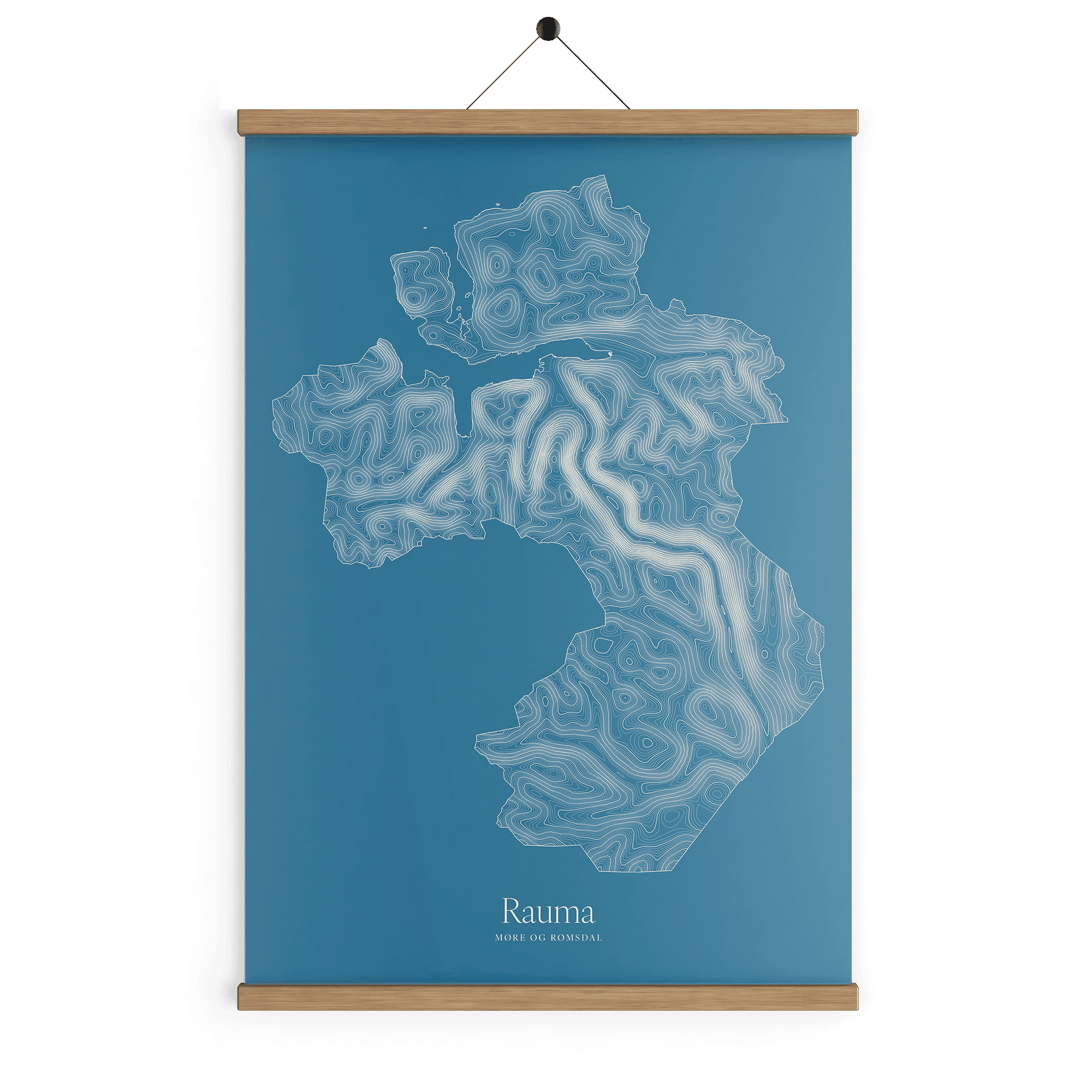 Rauma kotekart - Himmelblå