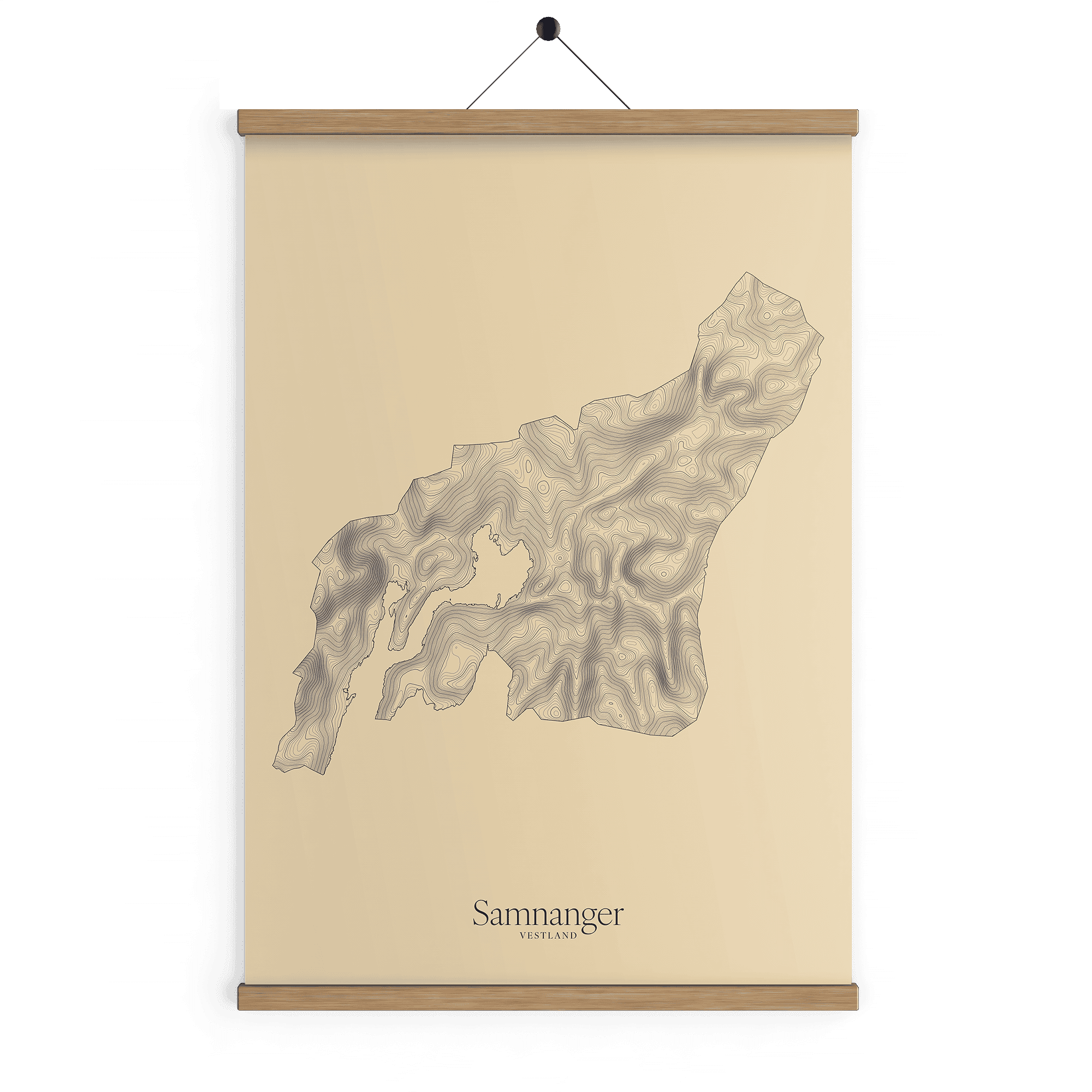 Samnanger kotekart - Sandstein