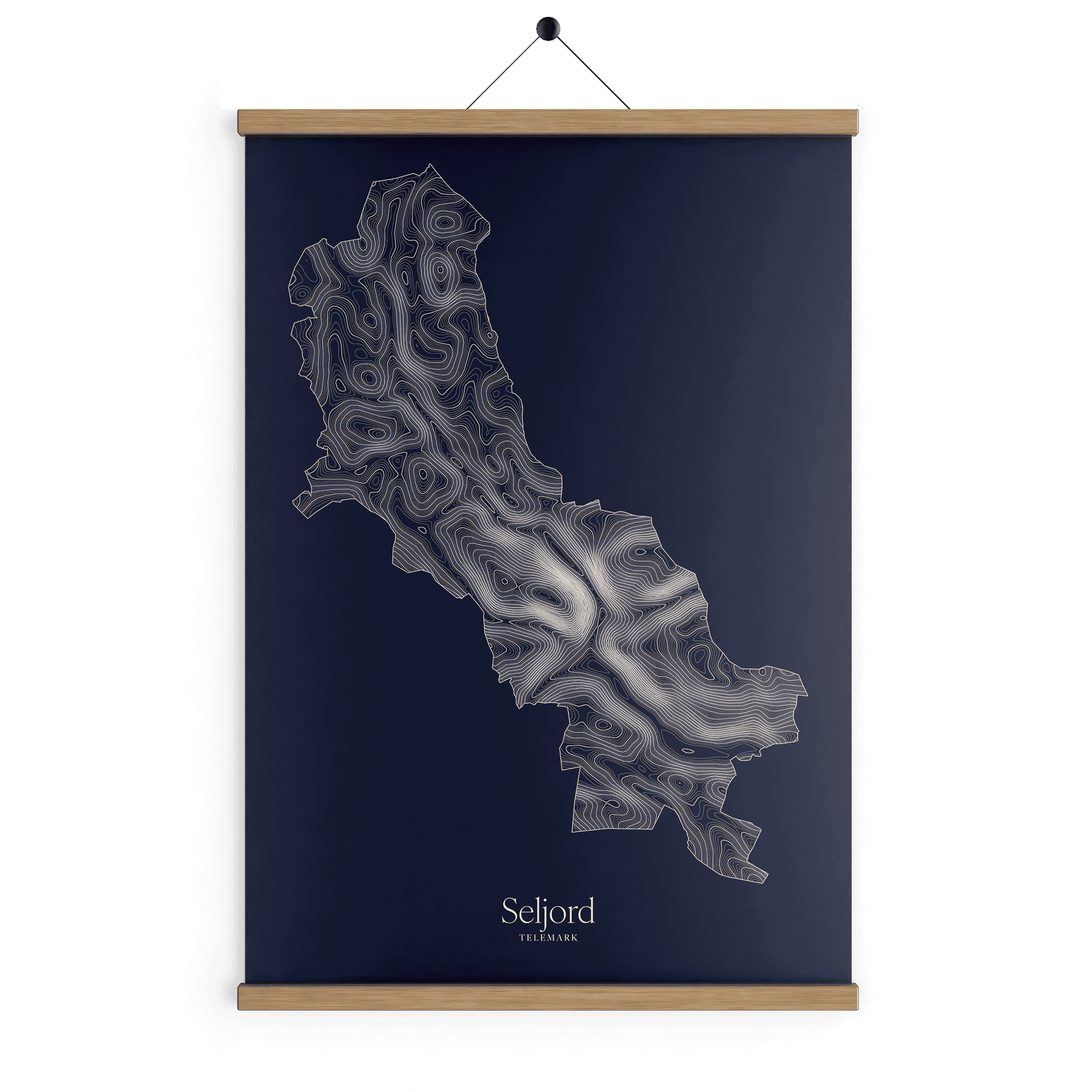 Seljord kotekart - Vinternatt