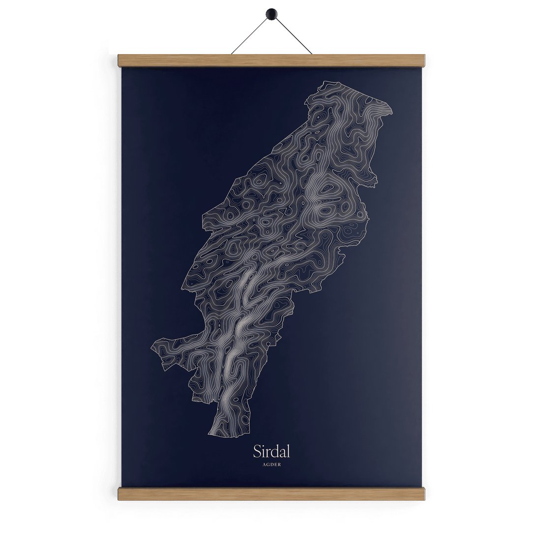 Sirdal kotekart - Vinternatt