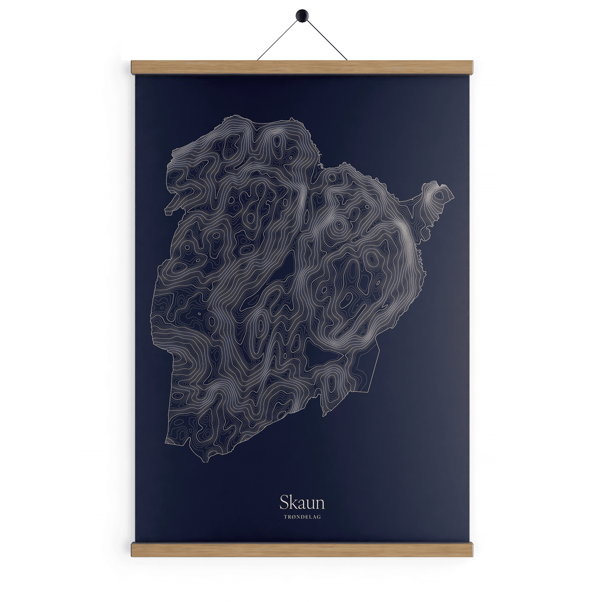 Skaun kotekart - Vinternatt