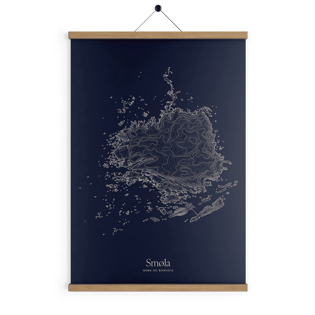Smøla kotekart - Vinternatt