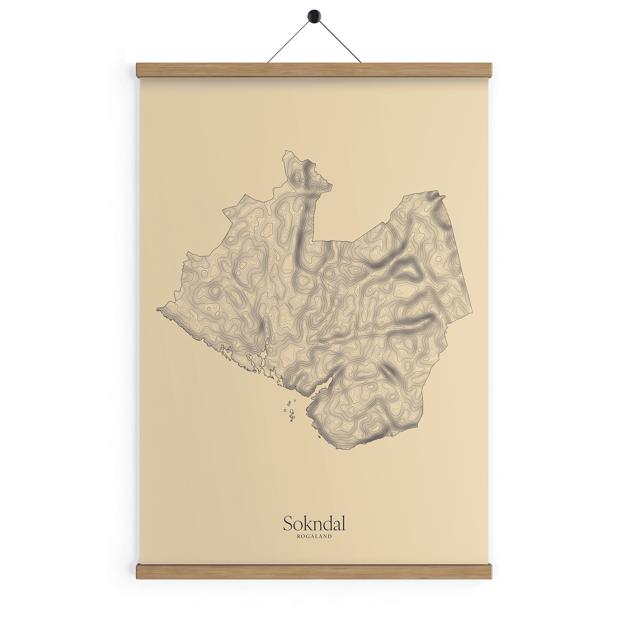 Sokndal kotekart - Sandstein