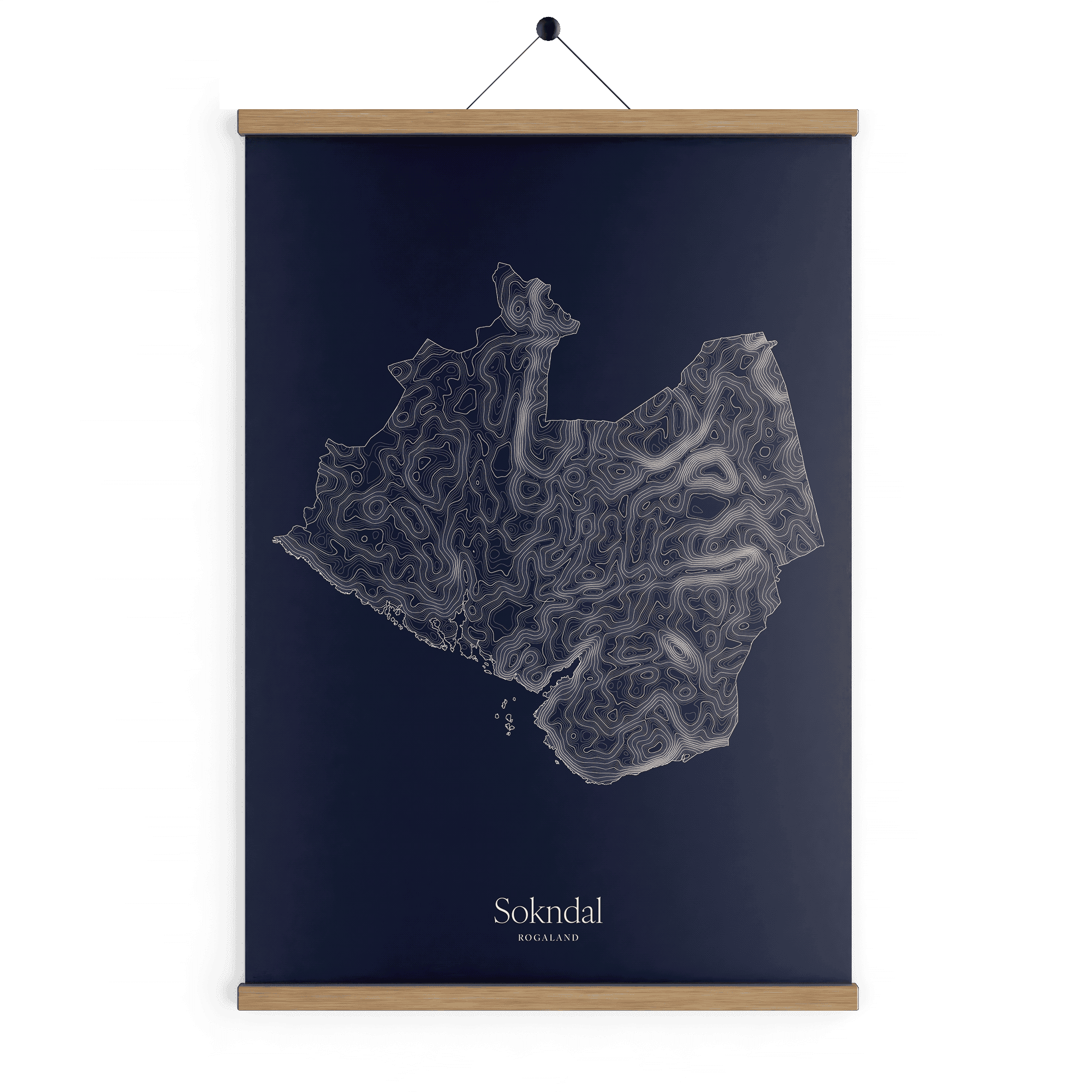 Sokndal kotekart - Vinternatt