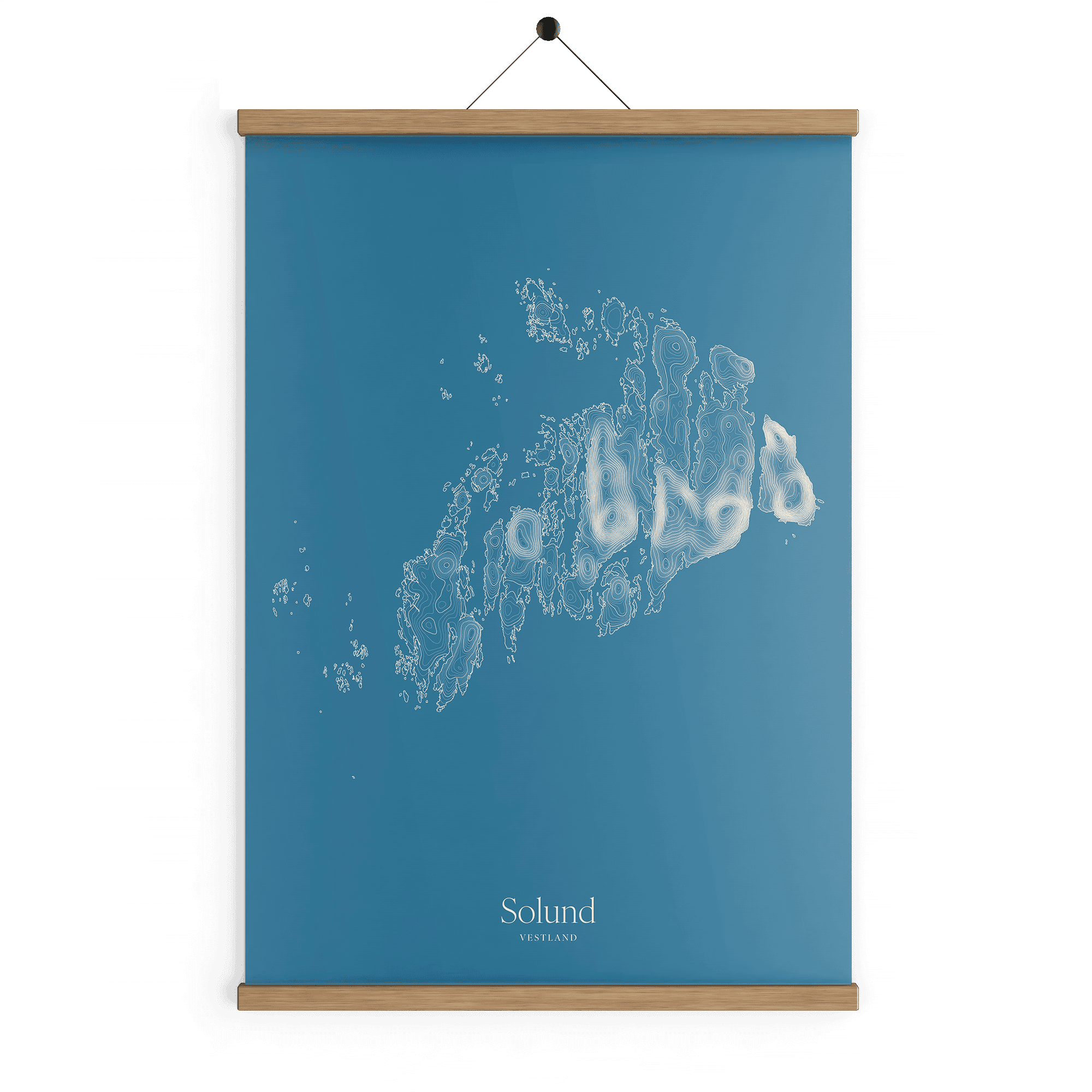 Solund kotekart - Himmelblå