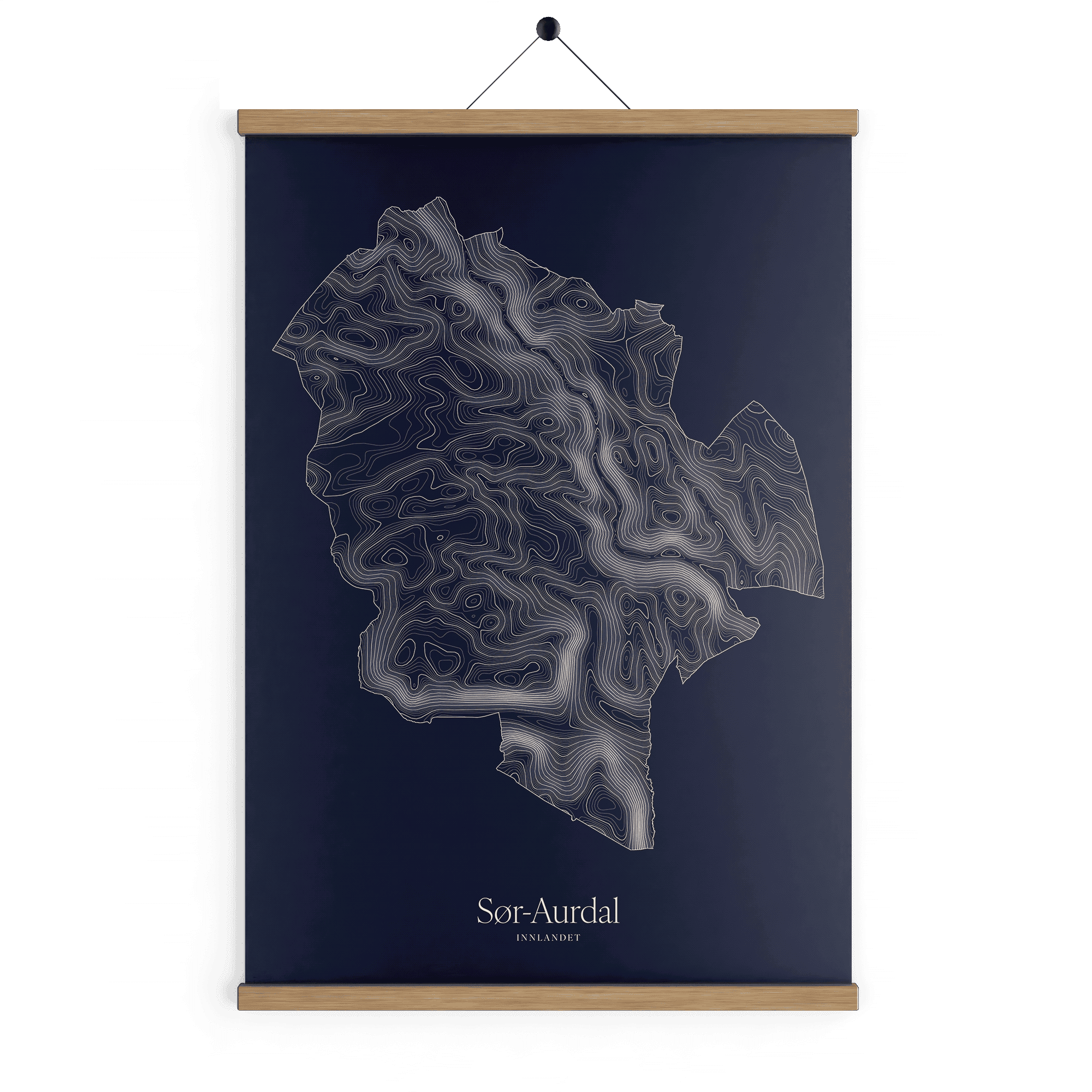 Sør-Aurdal kotekart - Vinternatt