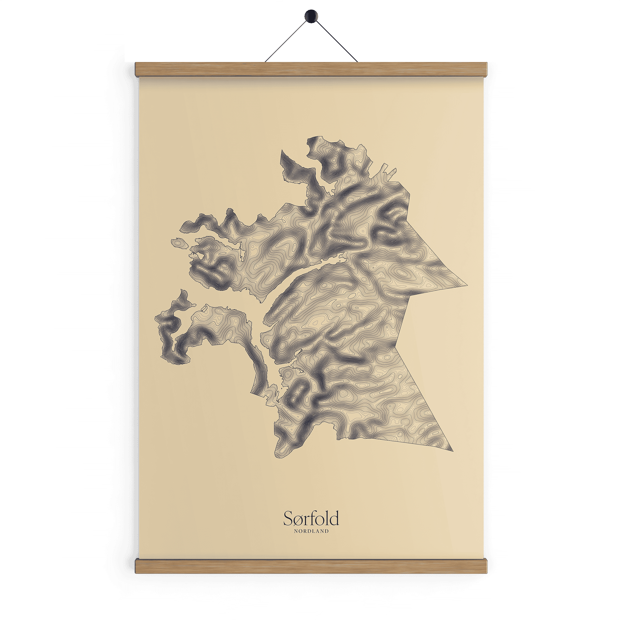 Sørfold kotekart - Sandstein