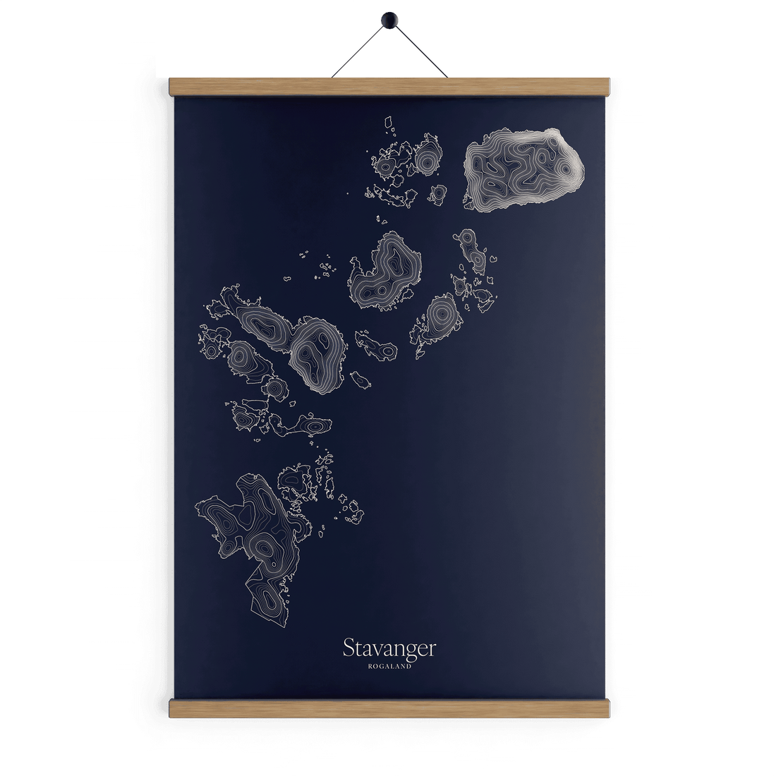 Stavanger kotekart - Vinternatt