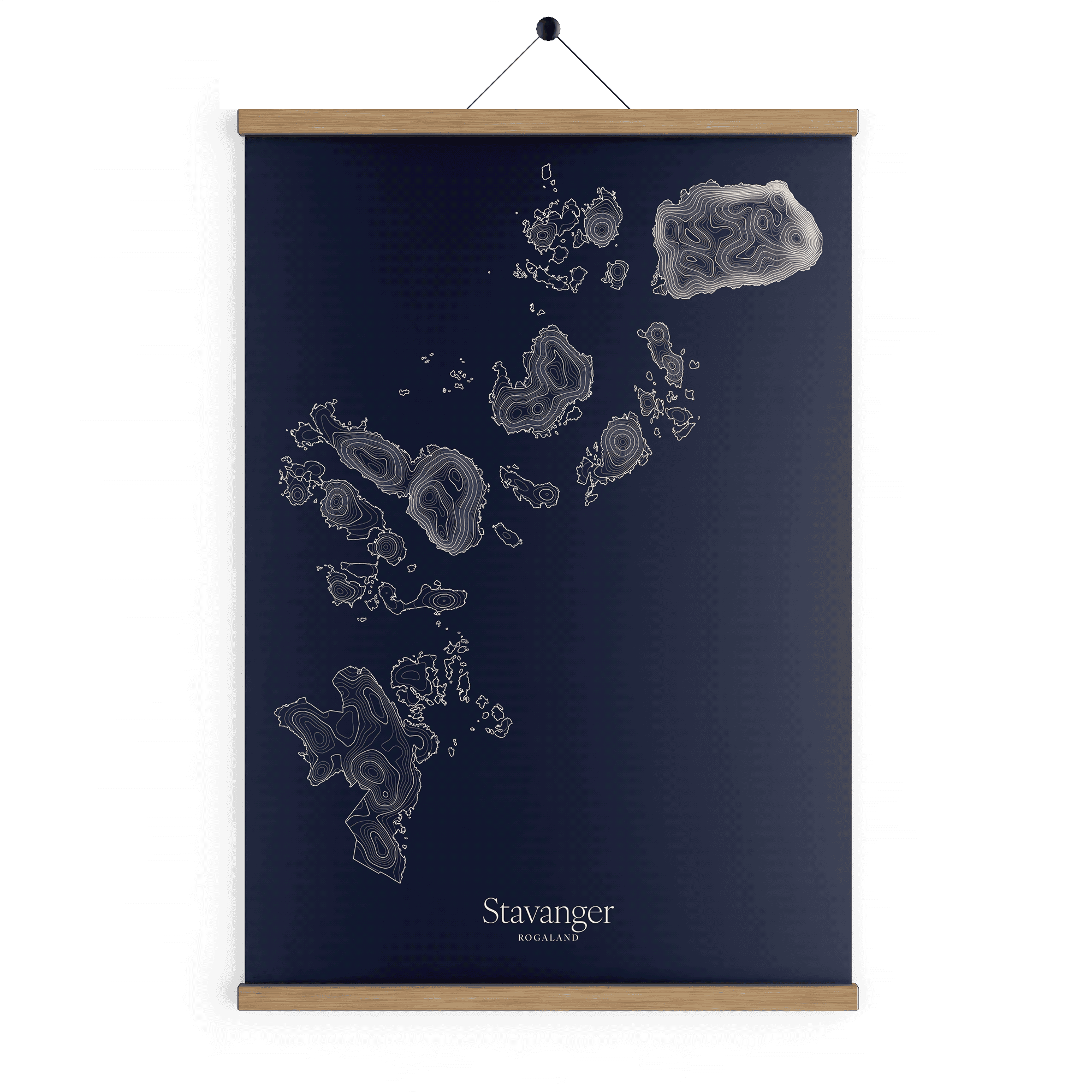 Stavanger kotekart - Vinternatt
