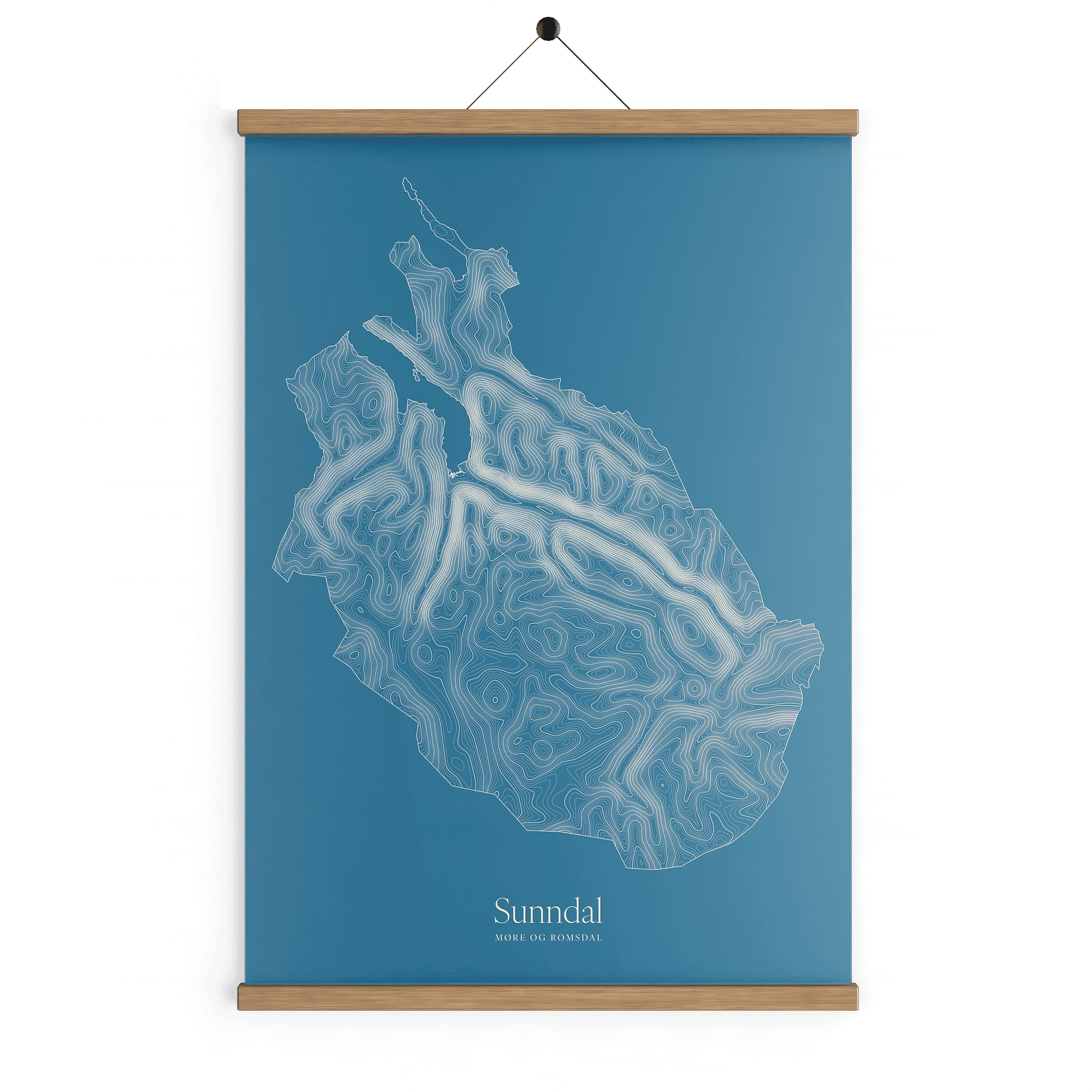 Sunndal kotekart - Himmelblå