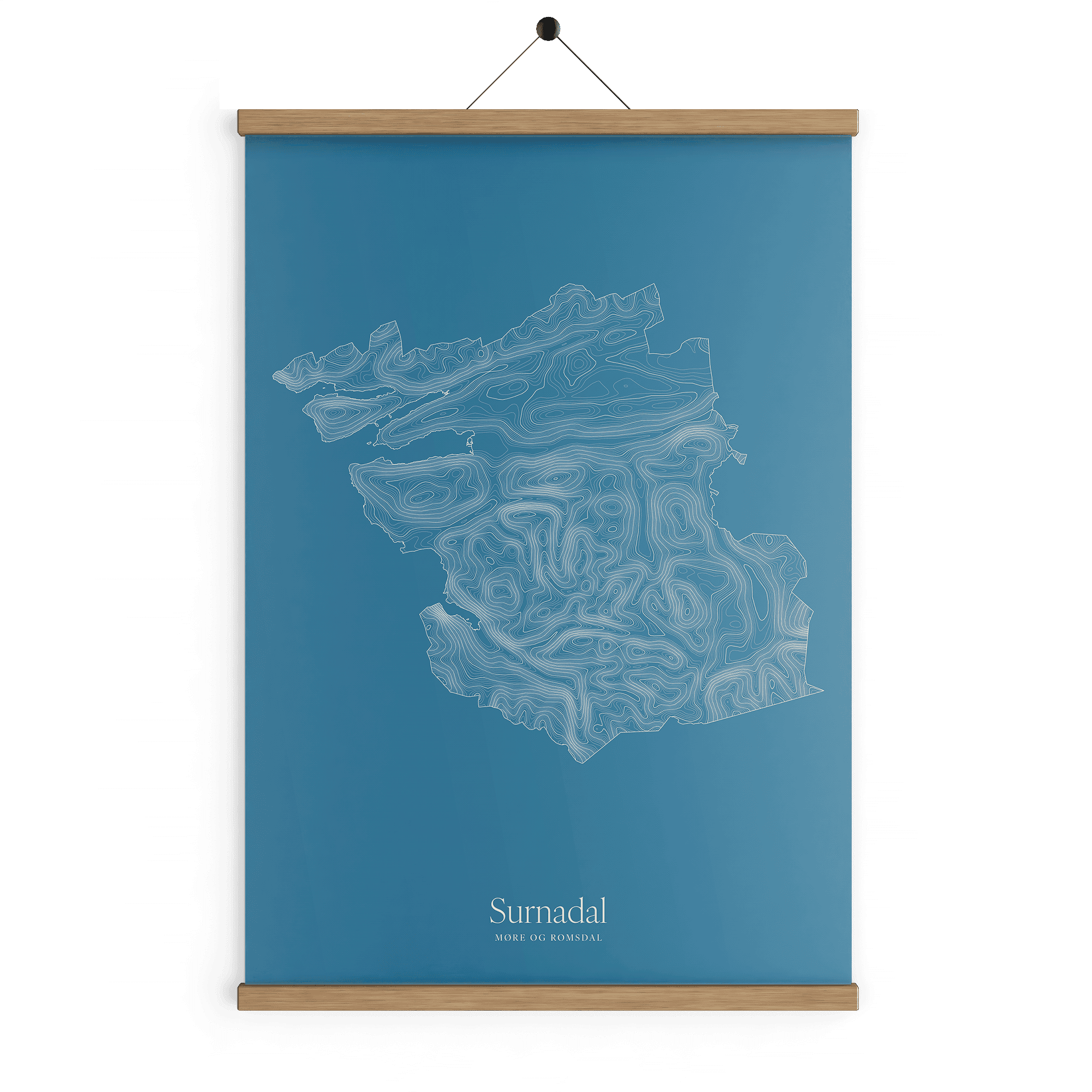 Surnadal kotekart - Himmelblå