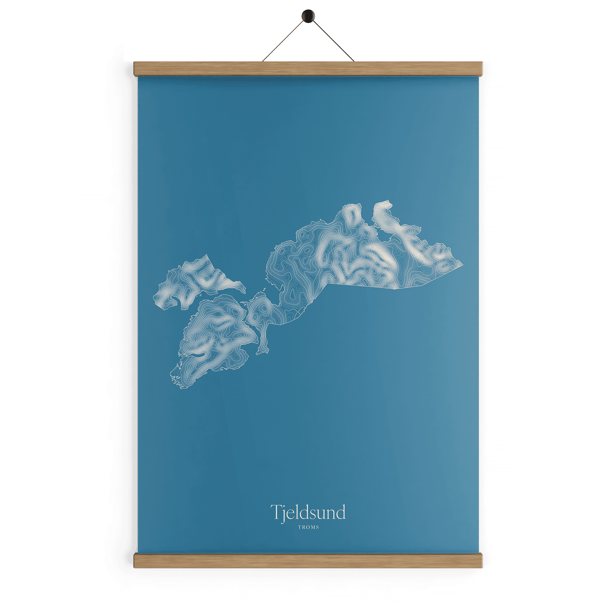 Tjeldsund kotekart - Himmelblå