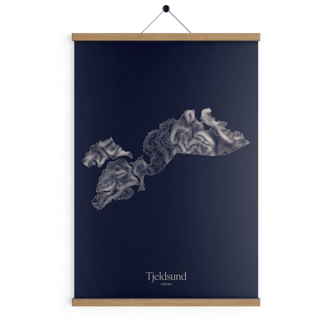 Tjeldsund kotekart - Vinternatt