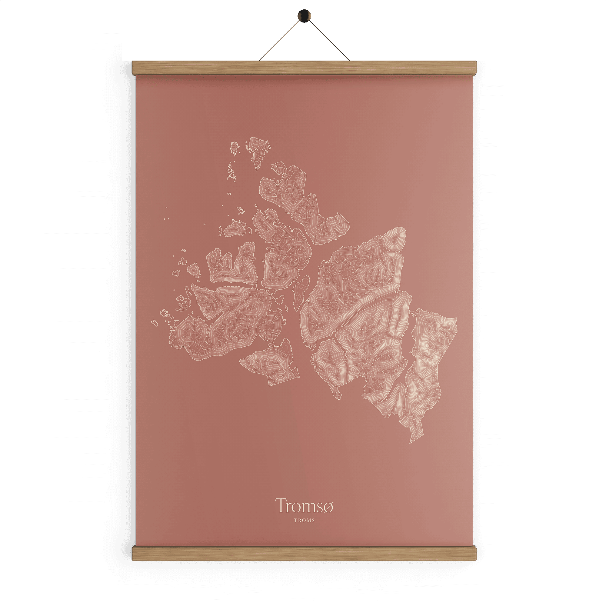 Tromsø kotekart - Rustrød