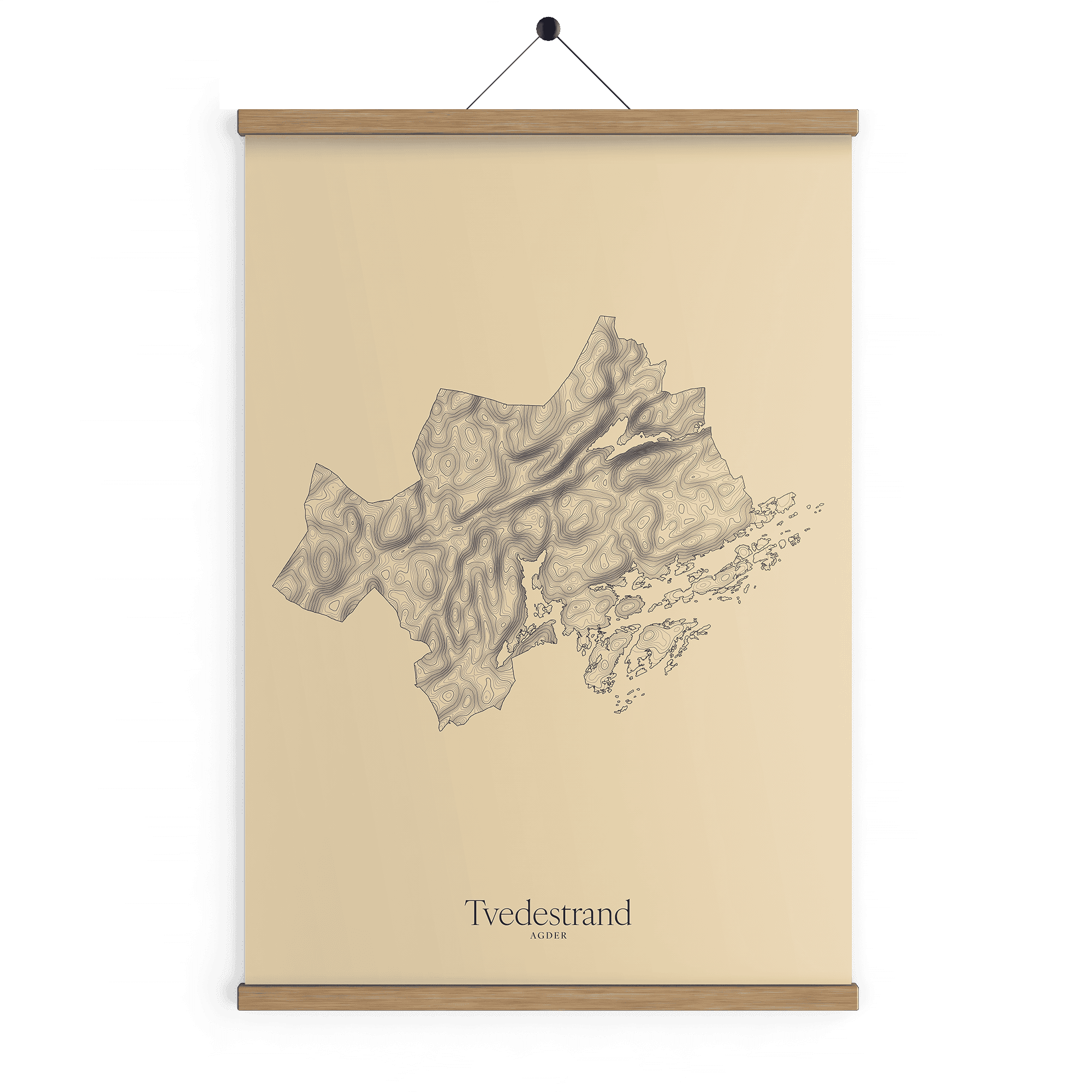 Tvedestrand kotekart - Sandstein
