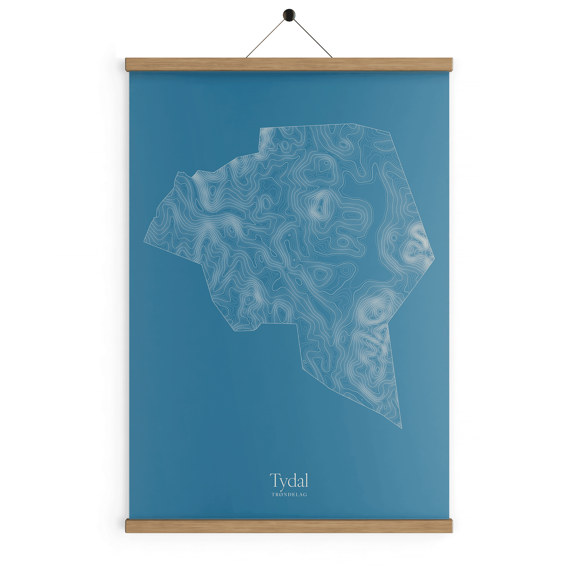 Tydal kotekart - Himmelblå