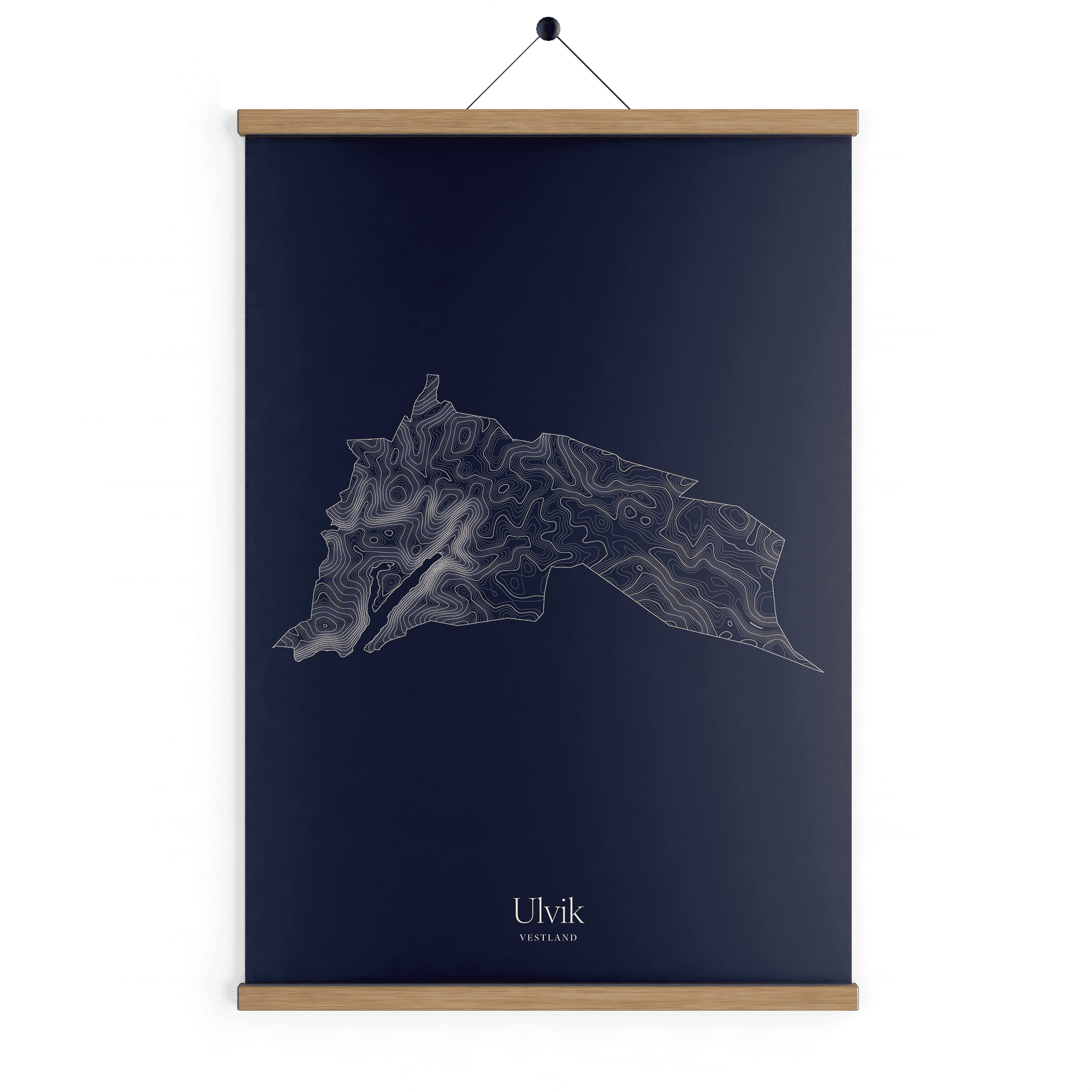 Ulvik kotekart - Vinternatt