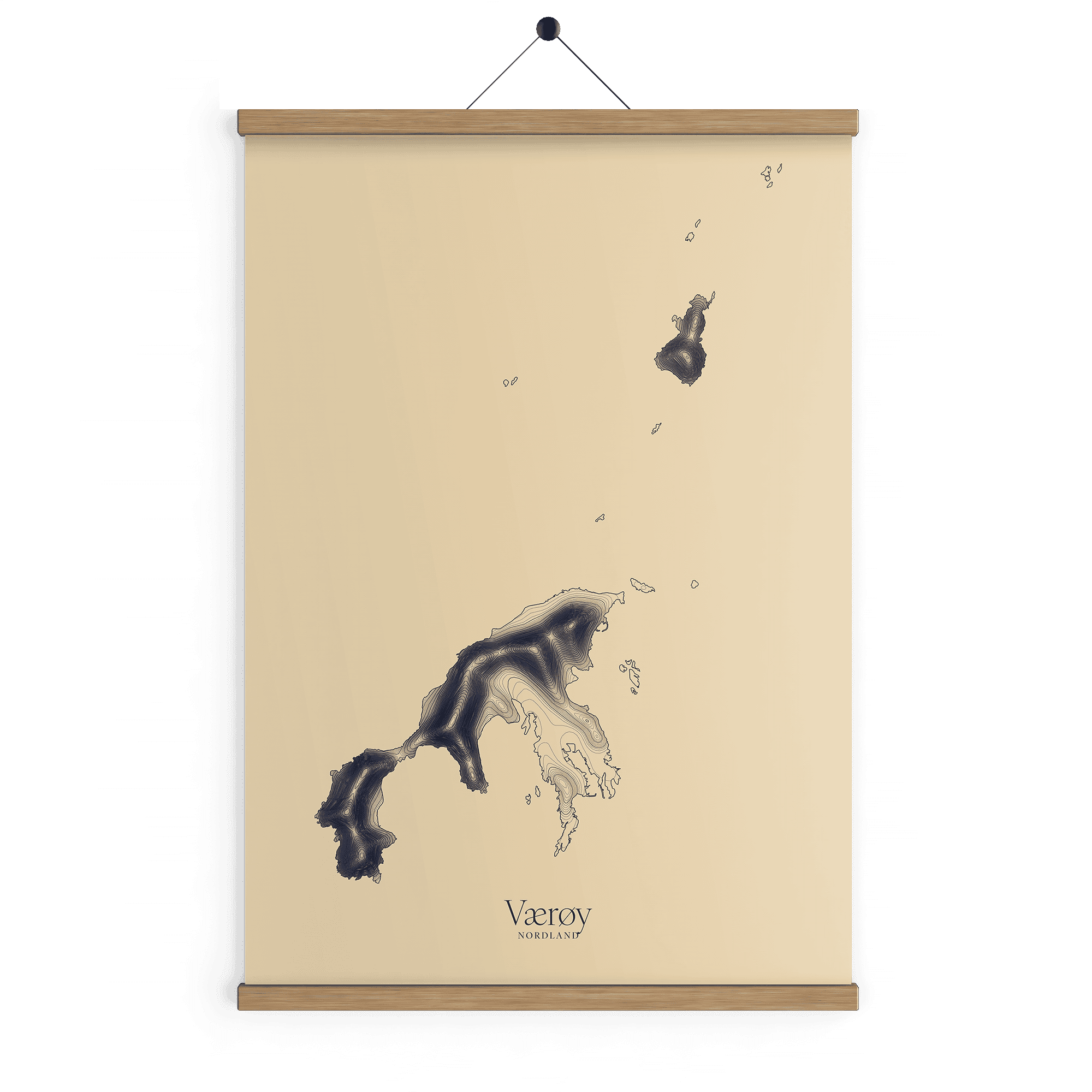 Værøy kotekart - Sandstein