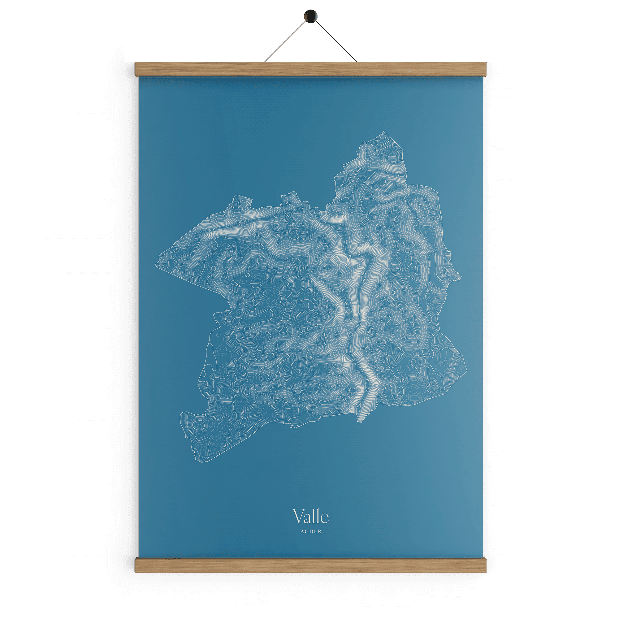 Valle kotekart - Himmelblå