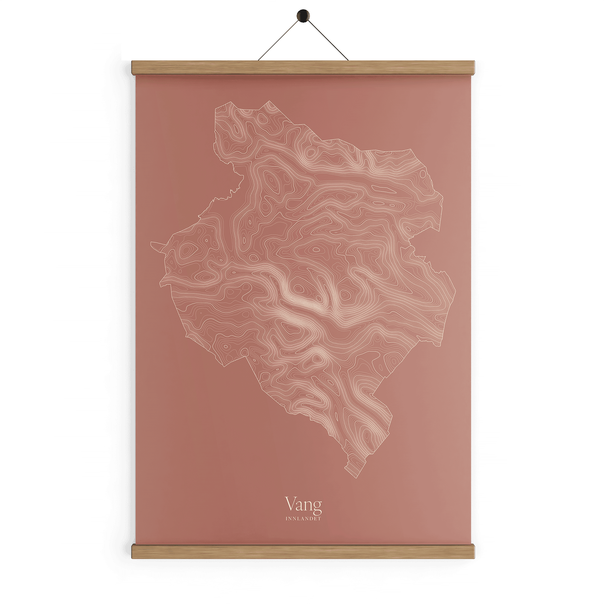 Vang kotekart - Rustrød