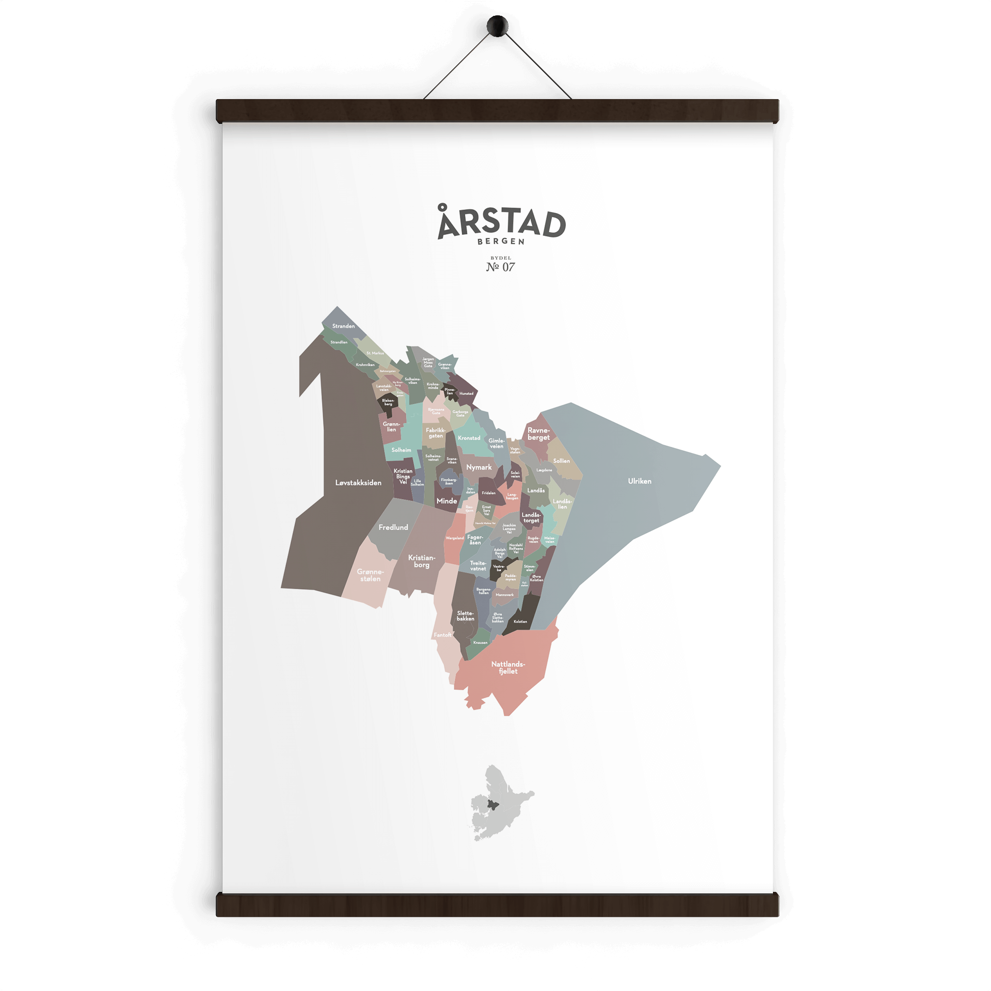 Bydelsplakater - Bergen