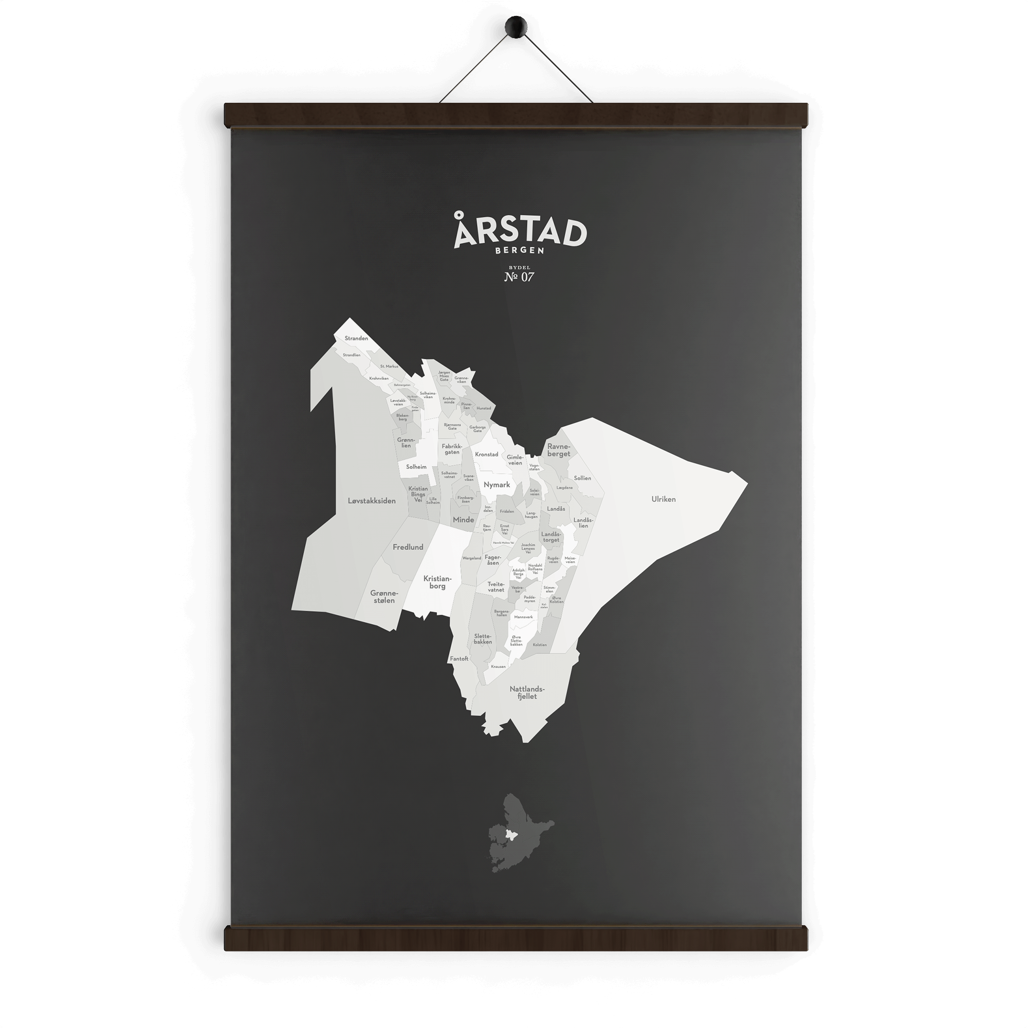 Bydelsplakater - Bergen