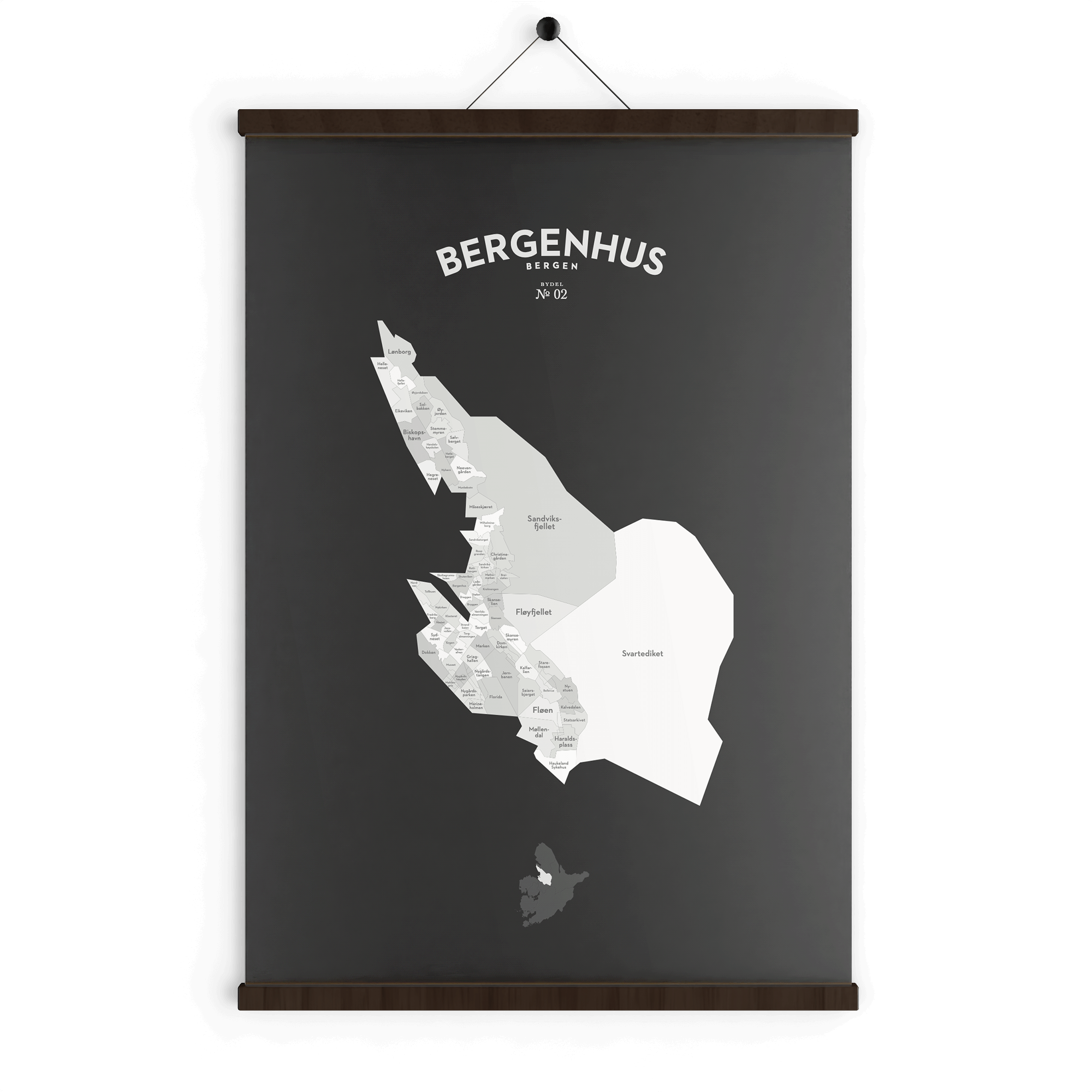 Bydelsplakater - Bergen