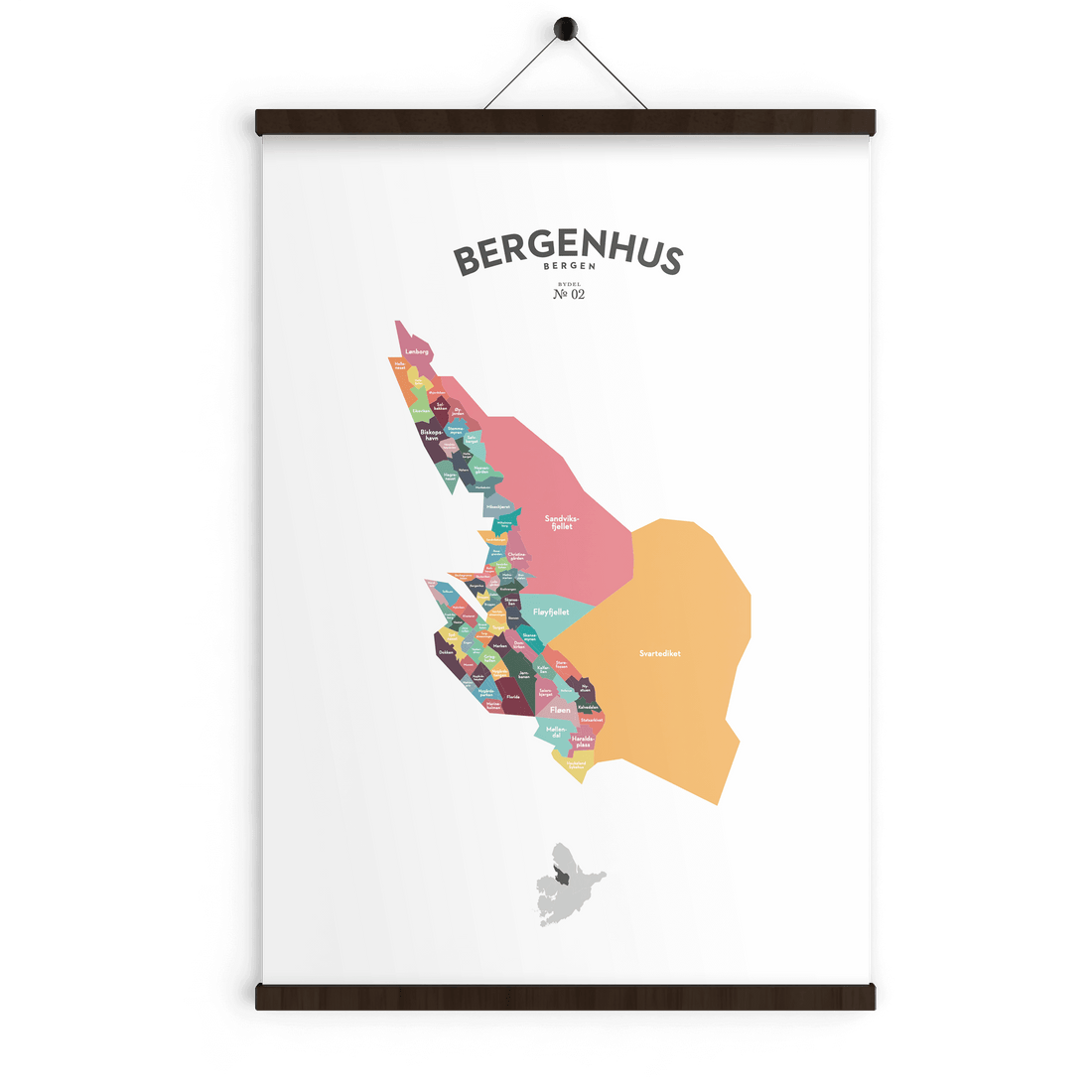 Bydelsplakater - Bergen