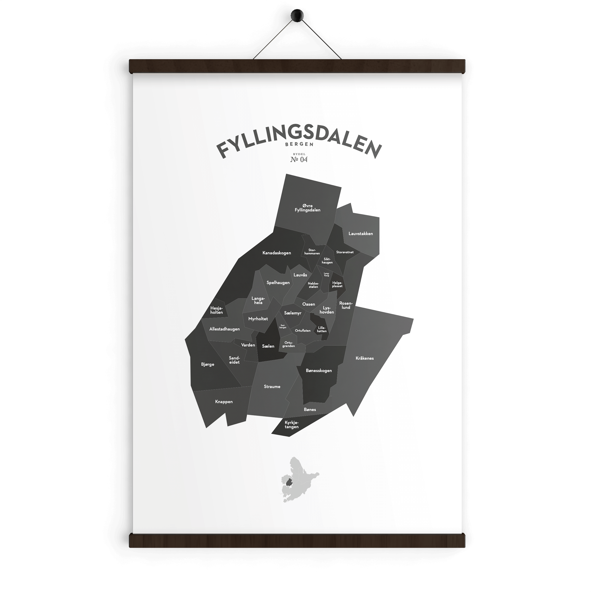 Bydelsplakater - Bergen