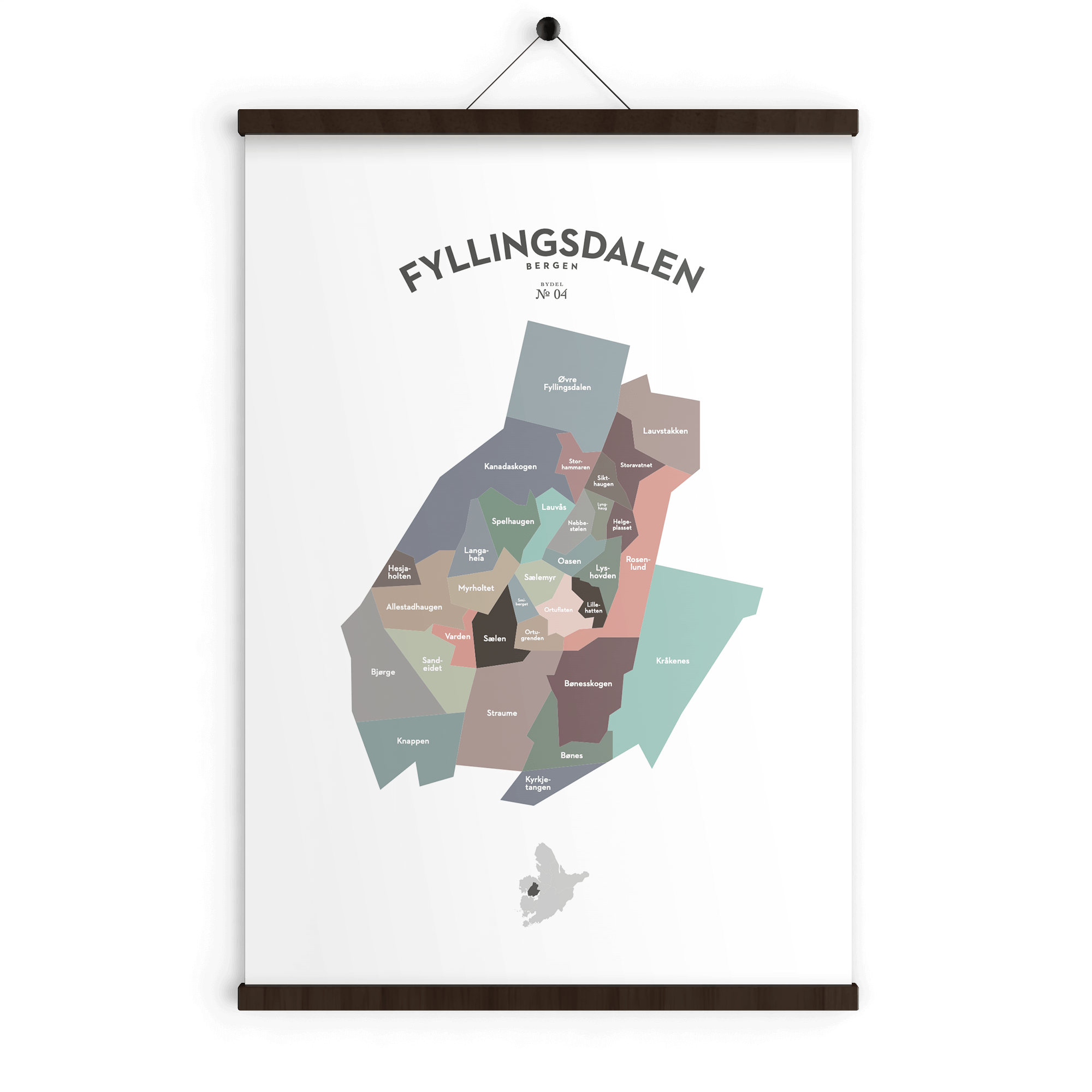 Bydelsplakater - Bergen