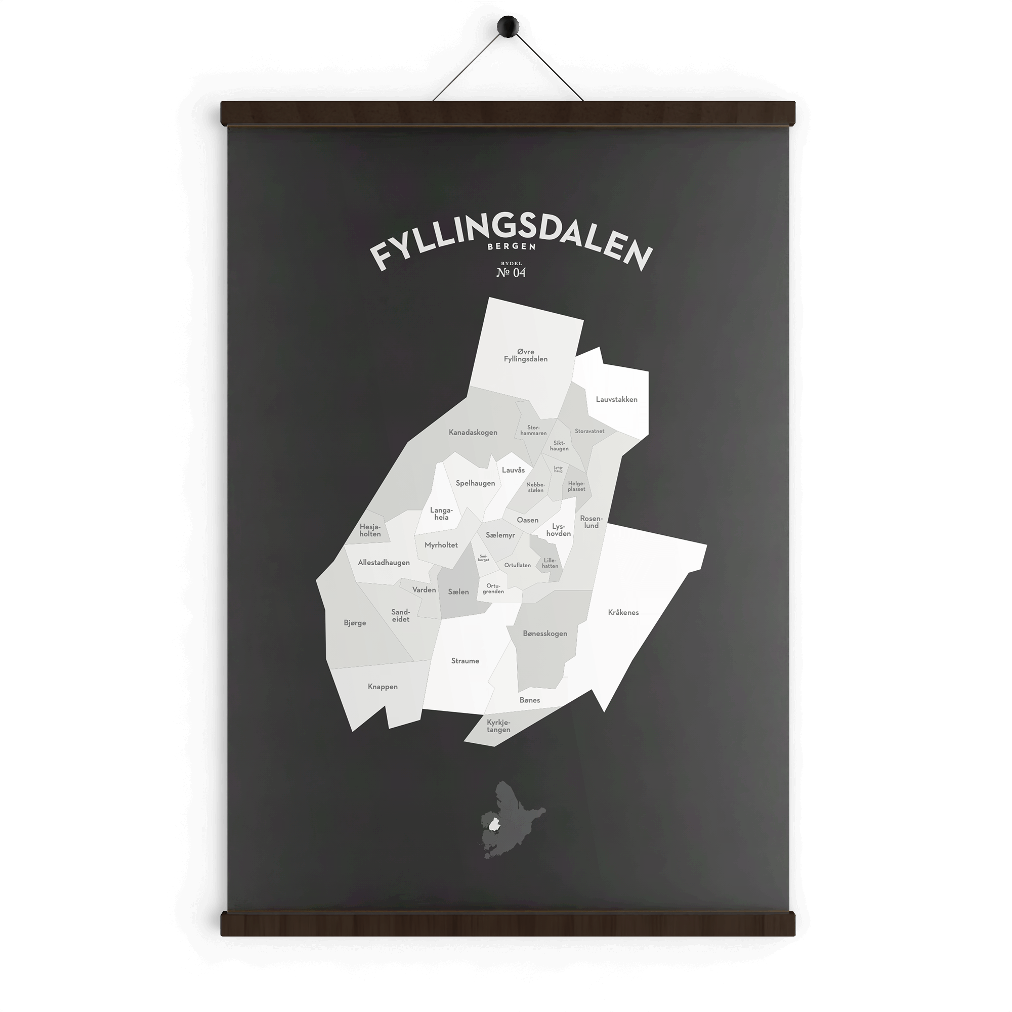 Bydelsplakater - Bergen