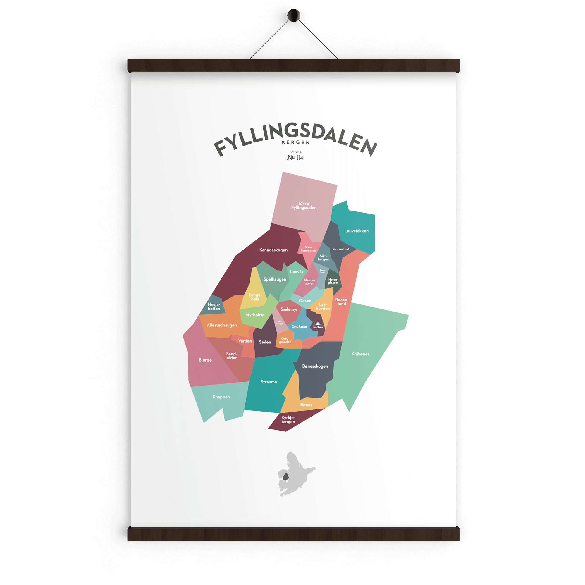 Bydelsplakater - Bergen