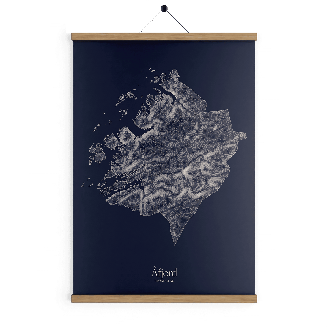 Åfjord kotekart - Vinternatt