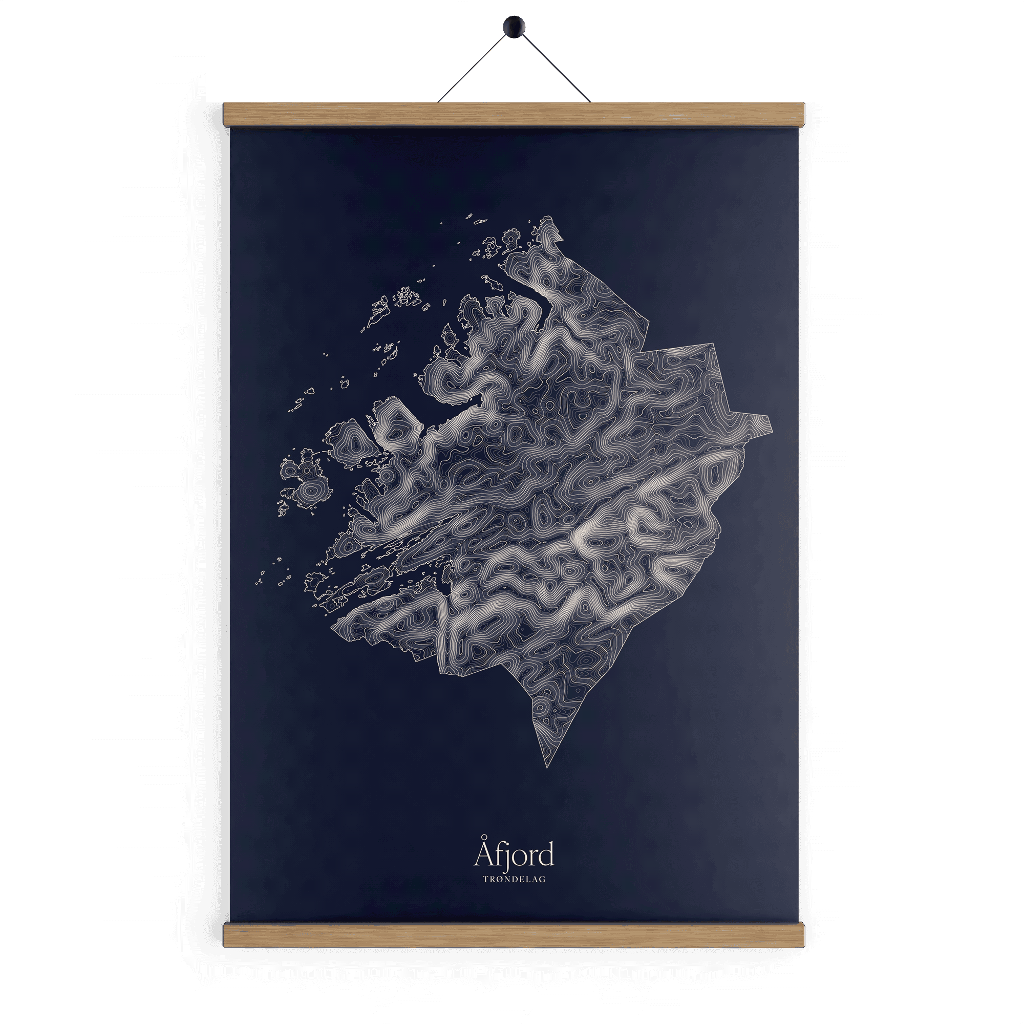 Åfjord kotekart - Vinternatt
