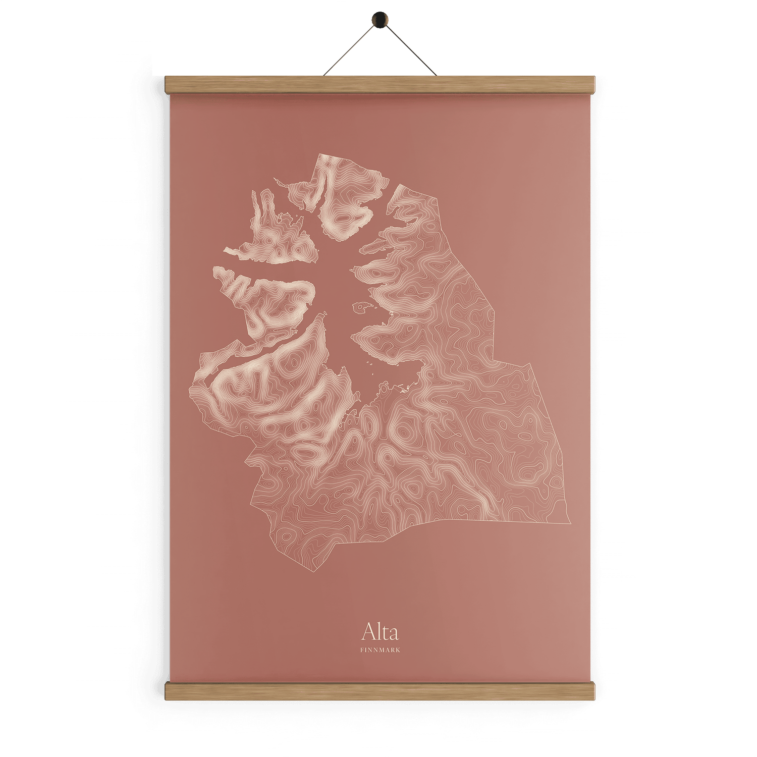 Alta kotekart - Rustrød