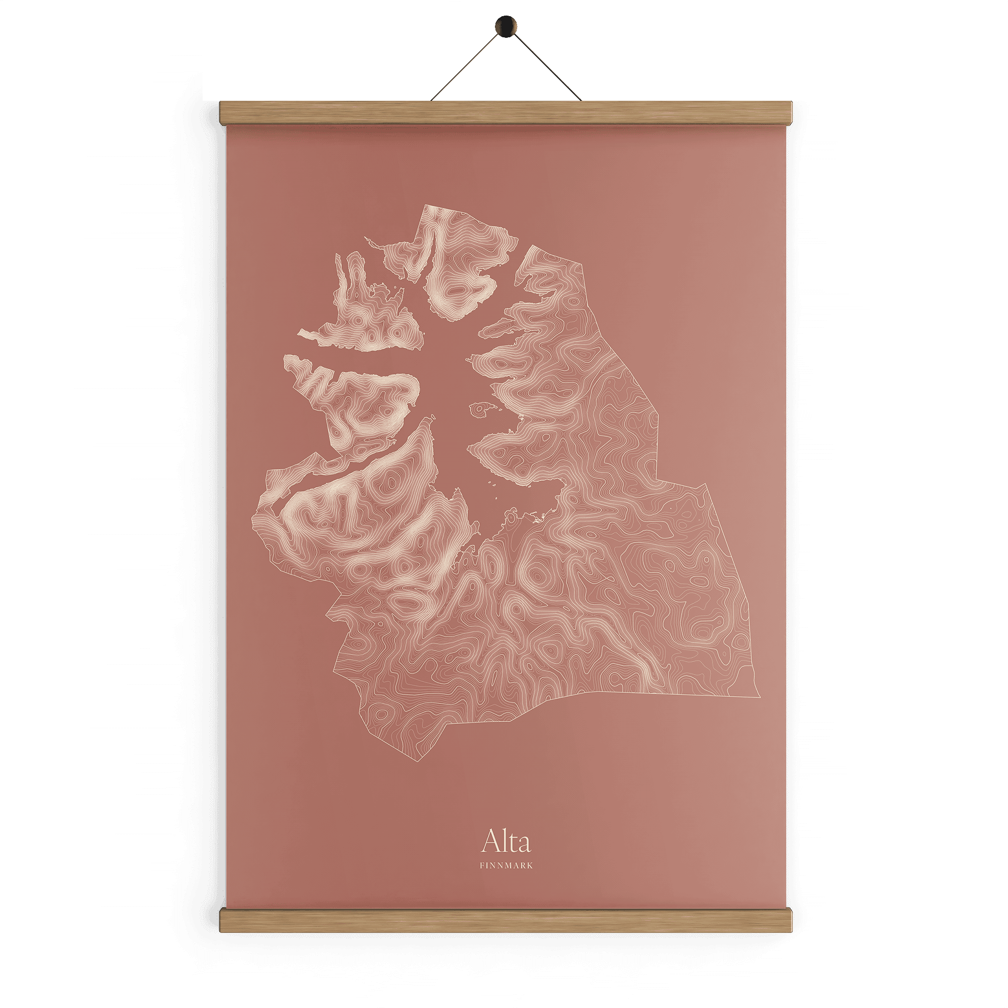 Alta kotekart - Rustrød