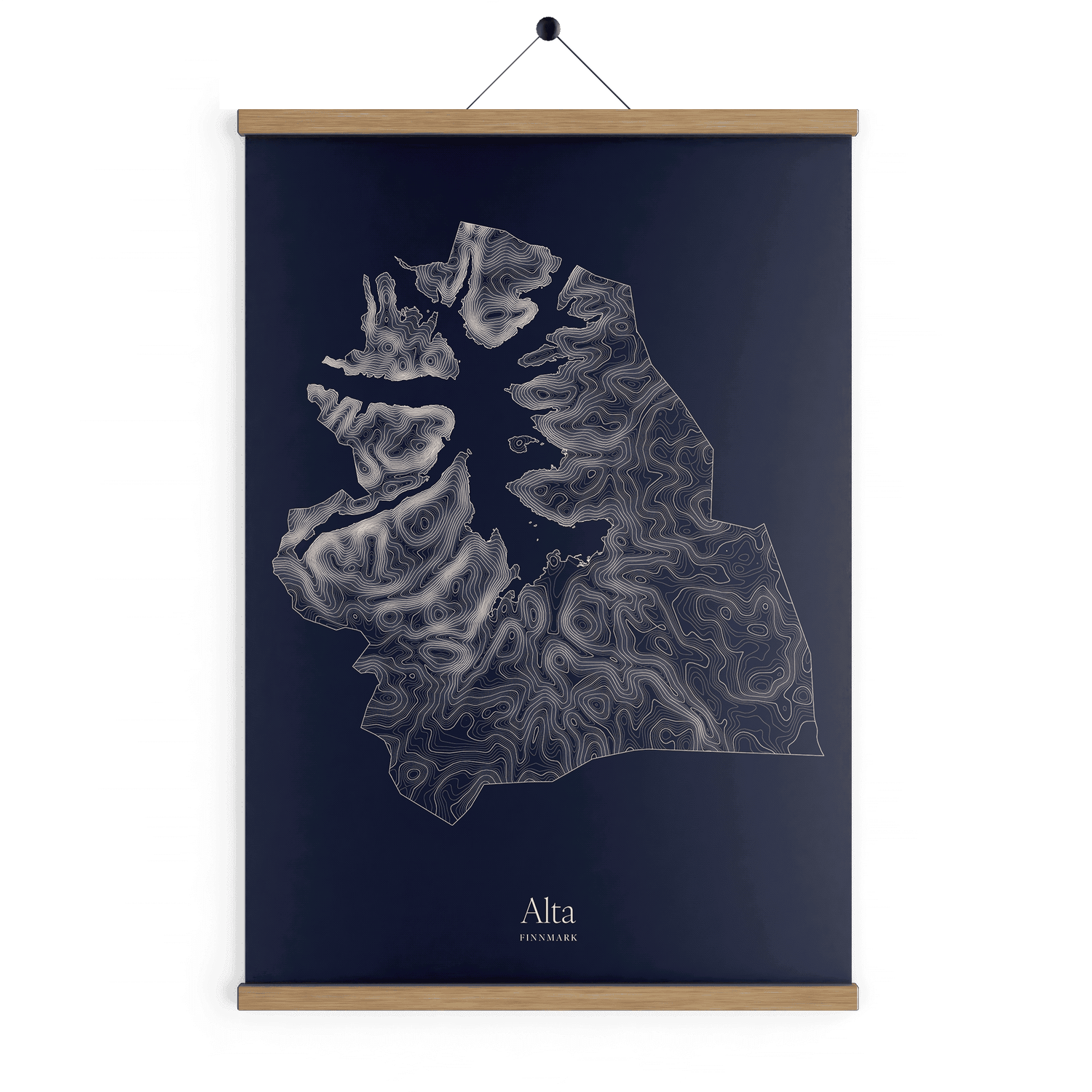 Alta kotekart - Vinternatt