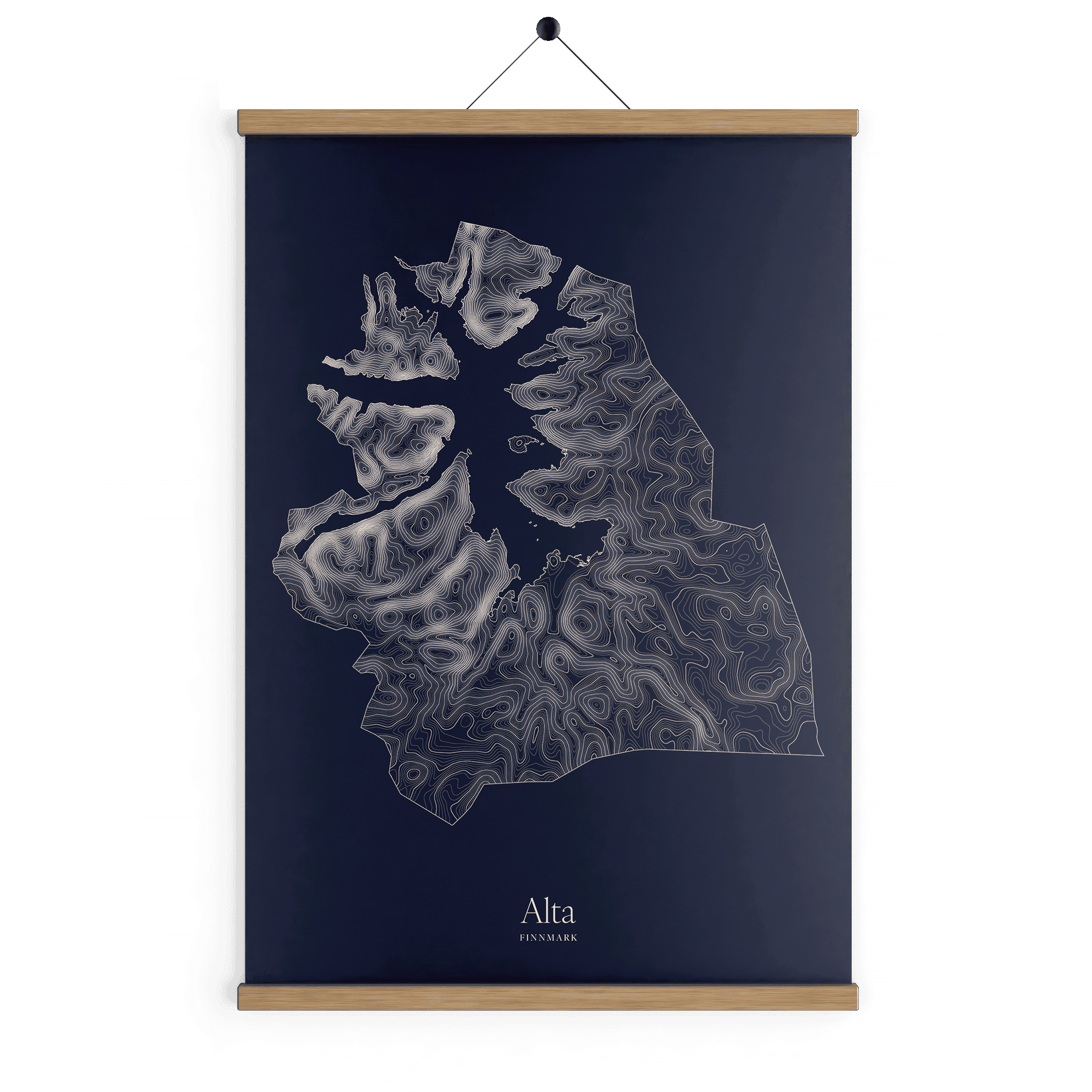 Alta kotekart - Vinternatt