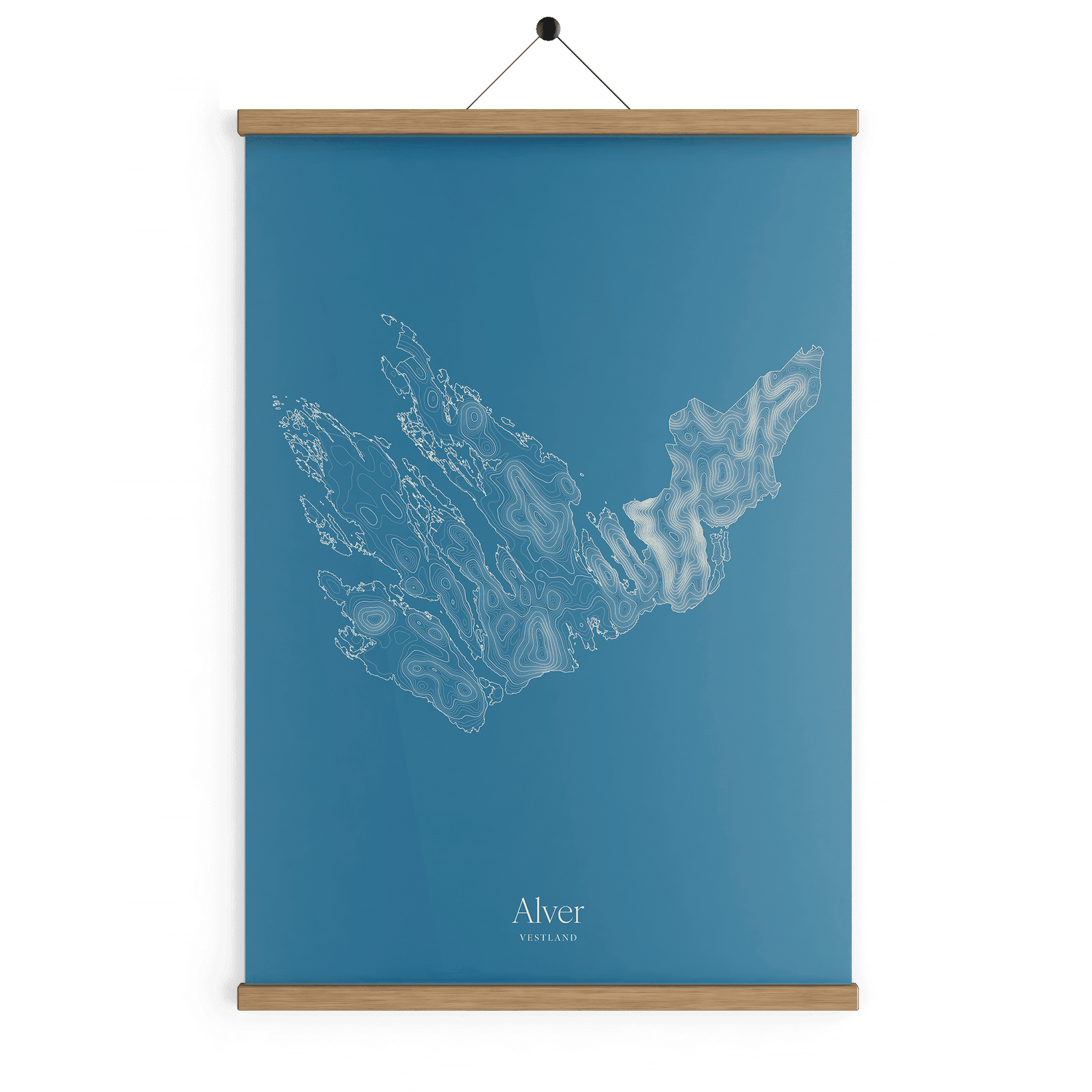 Alver kotekart - Himmelblå