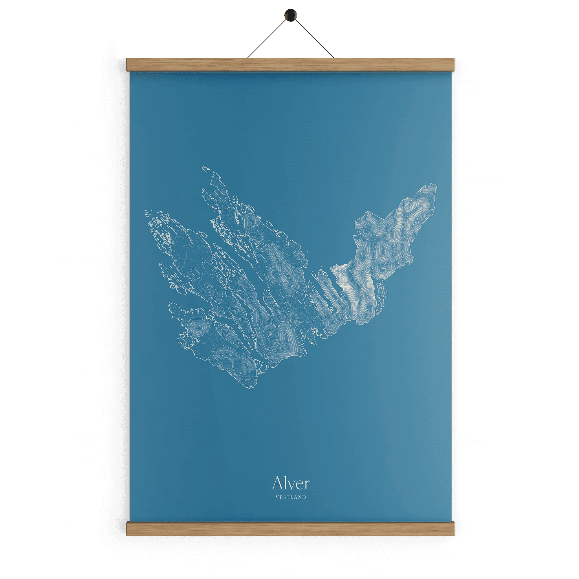 Alver kotekart - Himmelblå