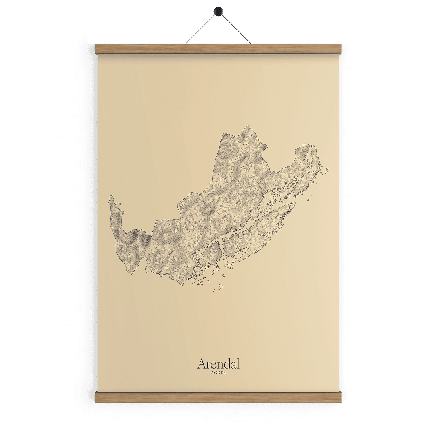 Arendal kotekart - Sandstein